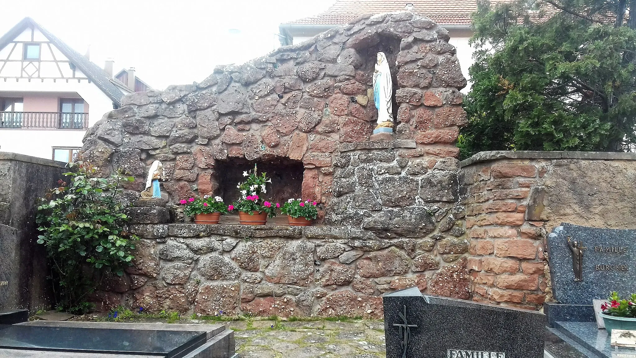 Photo showing: Grotte de Lourdes de Littenheim