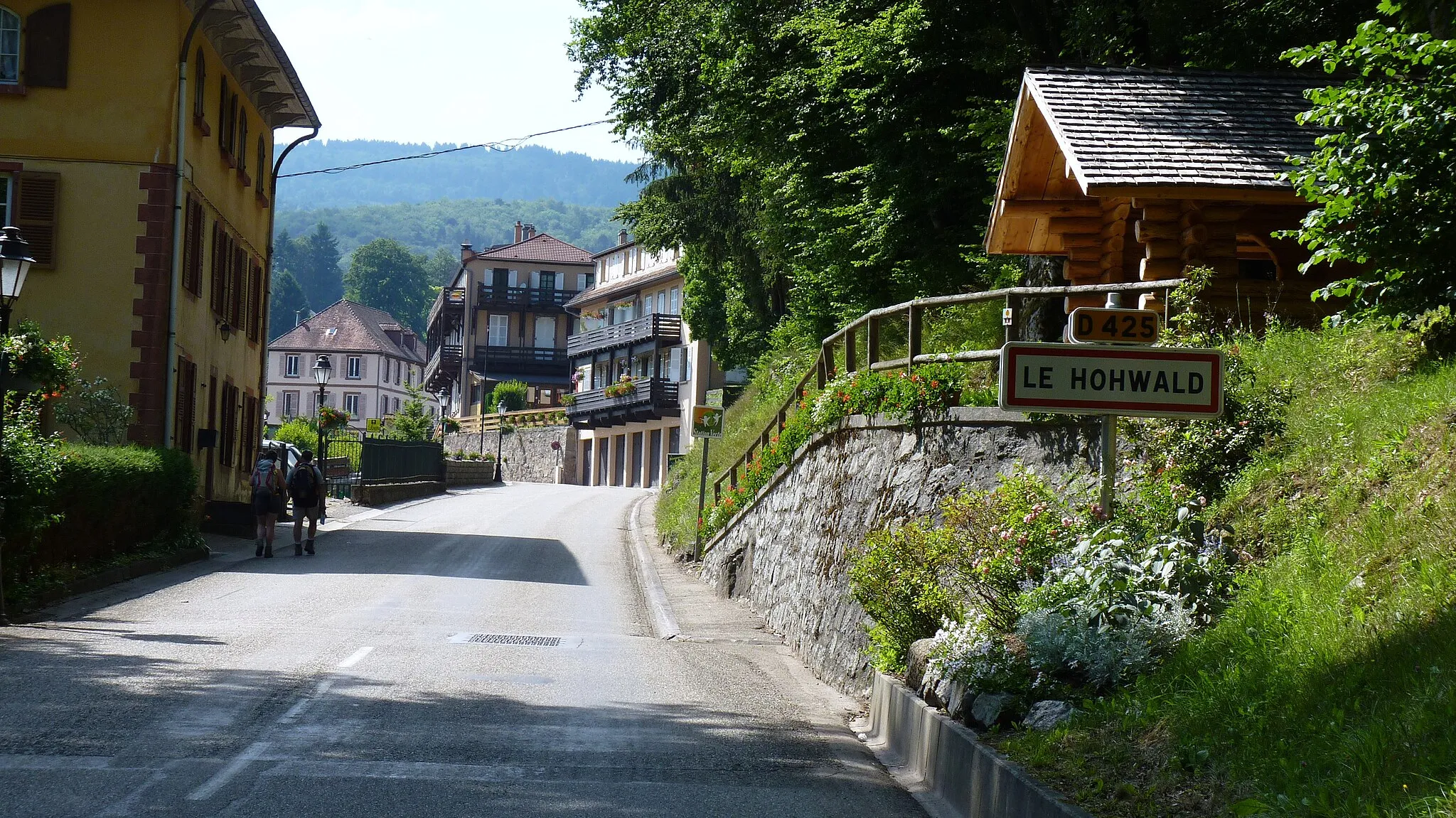 Photo showing: Entrée du Hohwald par la partie ouest du village