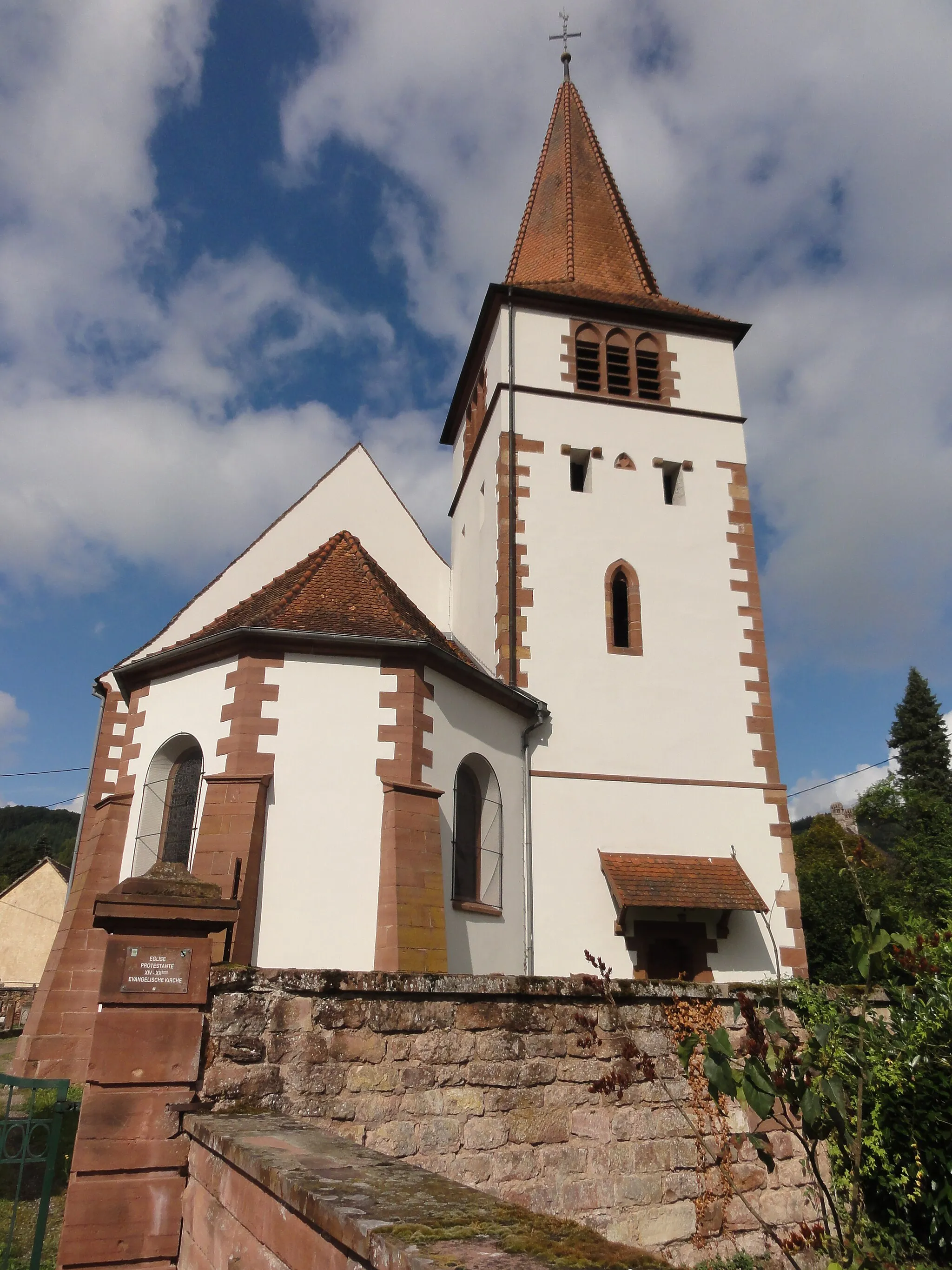 Photo showing: Alsace, Bas-Rhin, Église protestante luthérienne de Lembach, rue du Château (IA67008518).