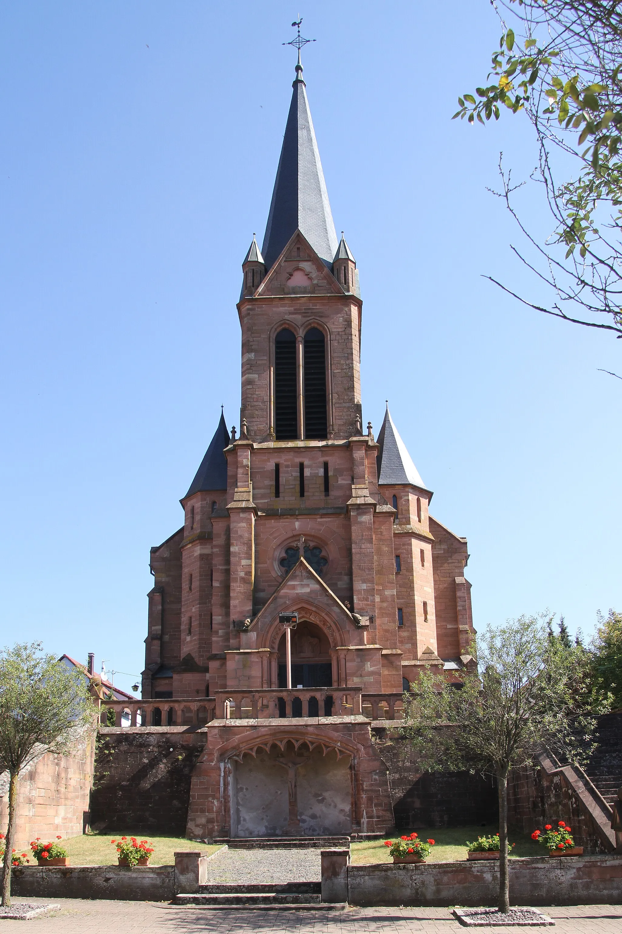 Photo showing: Church of Saint James the Elder in Lembach.
