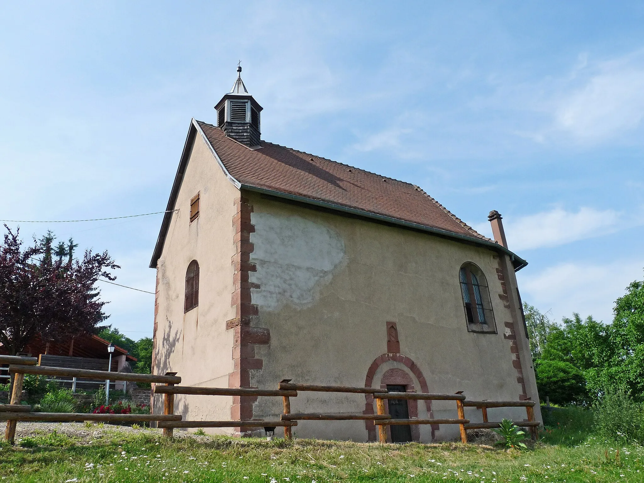 Photo showing: Le Kloesterle (prieuré ou chapelle de la Vierge) à Laubenheim (Mollkirch, Bas-Rhin)