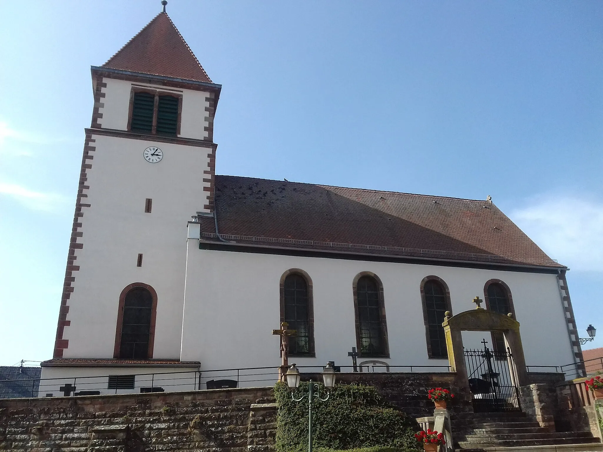 Photo showing: Eglise Saint-Hilaire de Minversheim