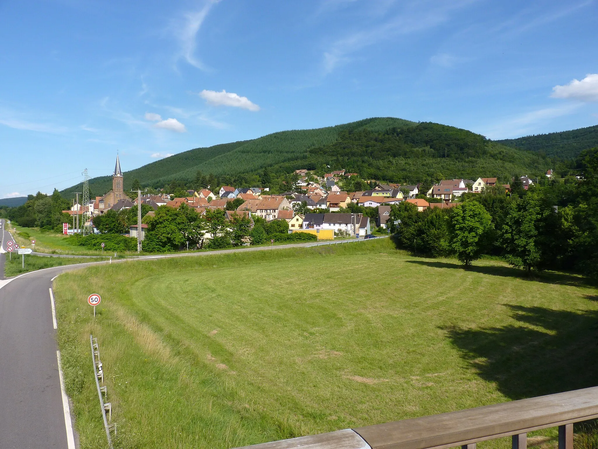 Photo showing: Vue sur le village de Muhlbach-sur-Bruche