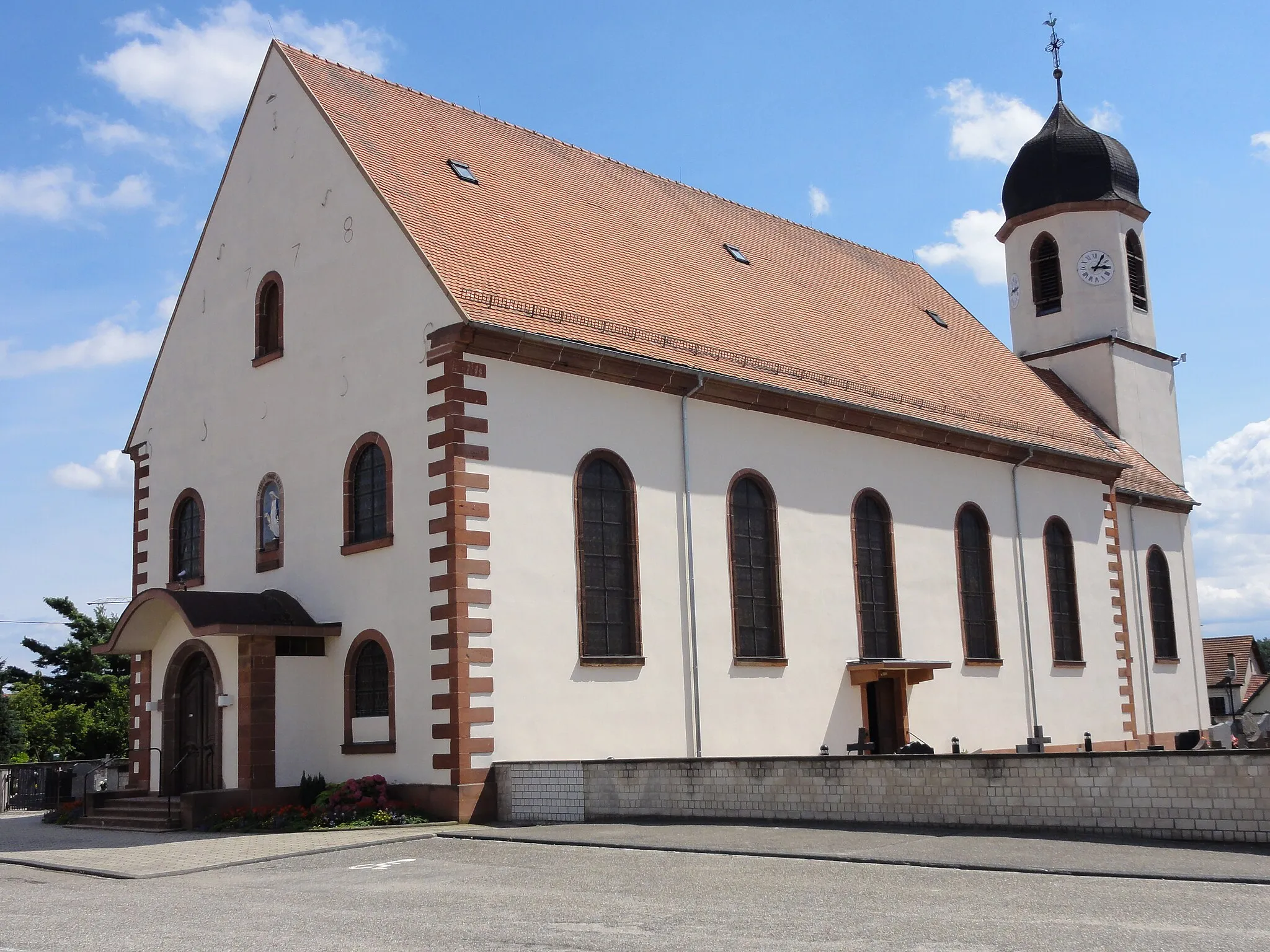 Photo showing: Alsace, Bas-Rhin, Église Notre-Dame de la Visitation de Mothern (IA67007365).