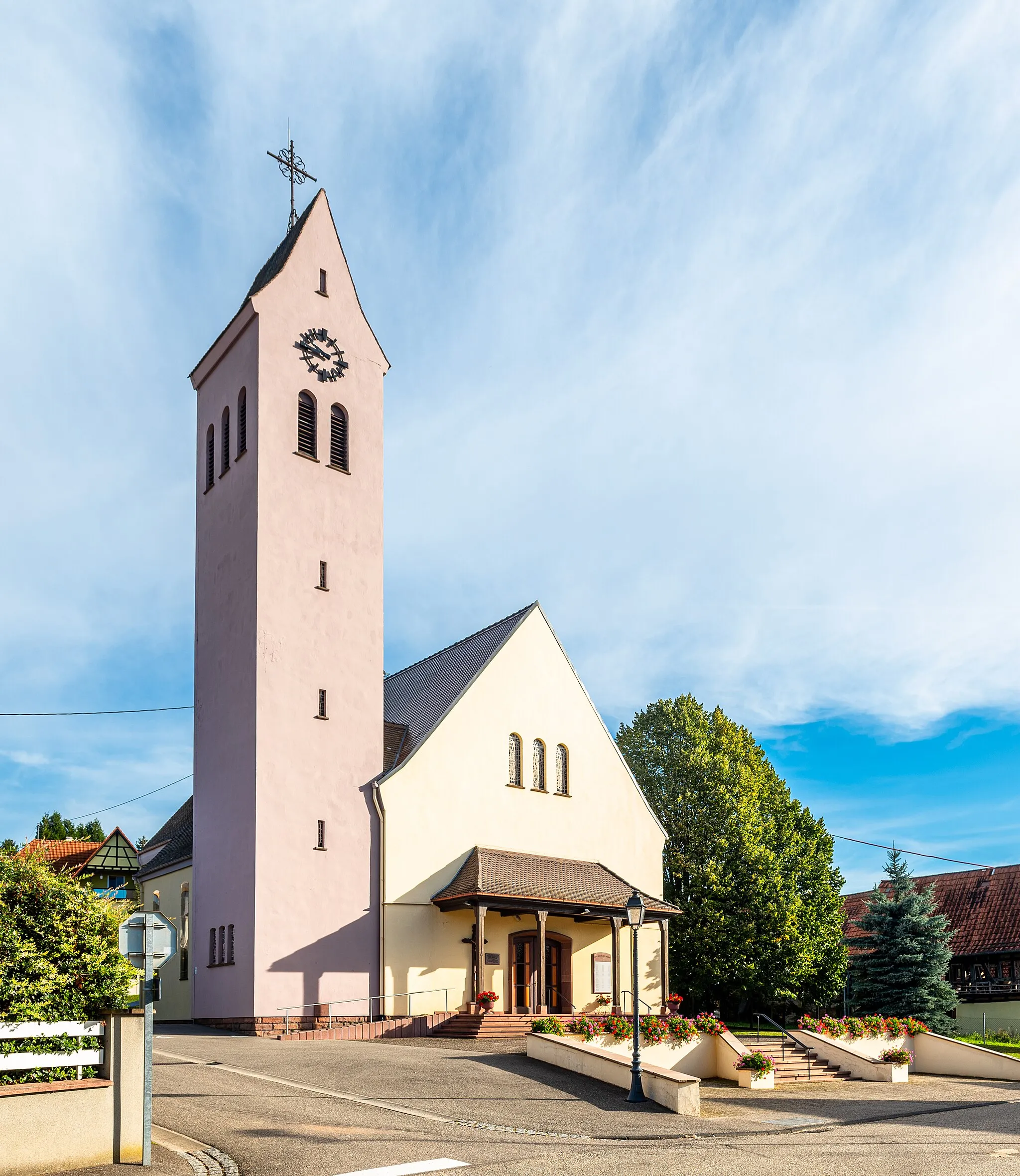 Photo showing: vue de l'église d'Oberroedern