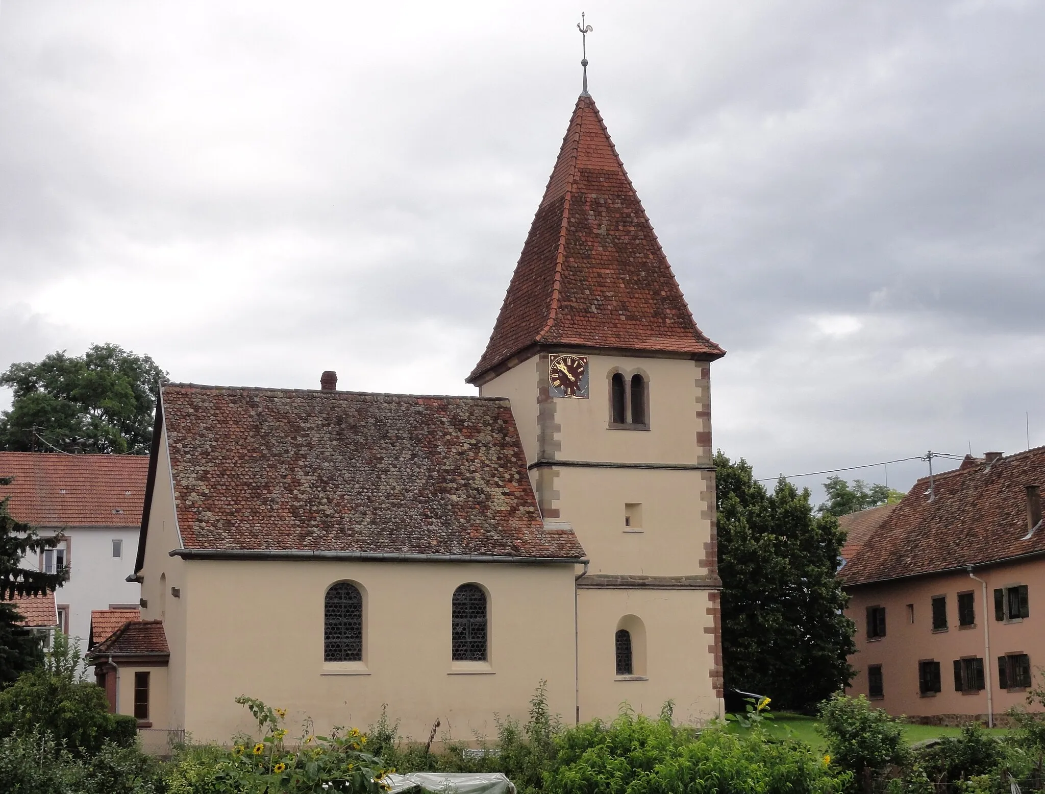 Photo showing: Alsace, Bas-Rhin, Olwisheim, Église simultanée Saints-Pierre-et-Paul (IA00119456).