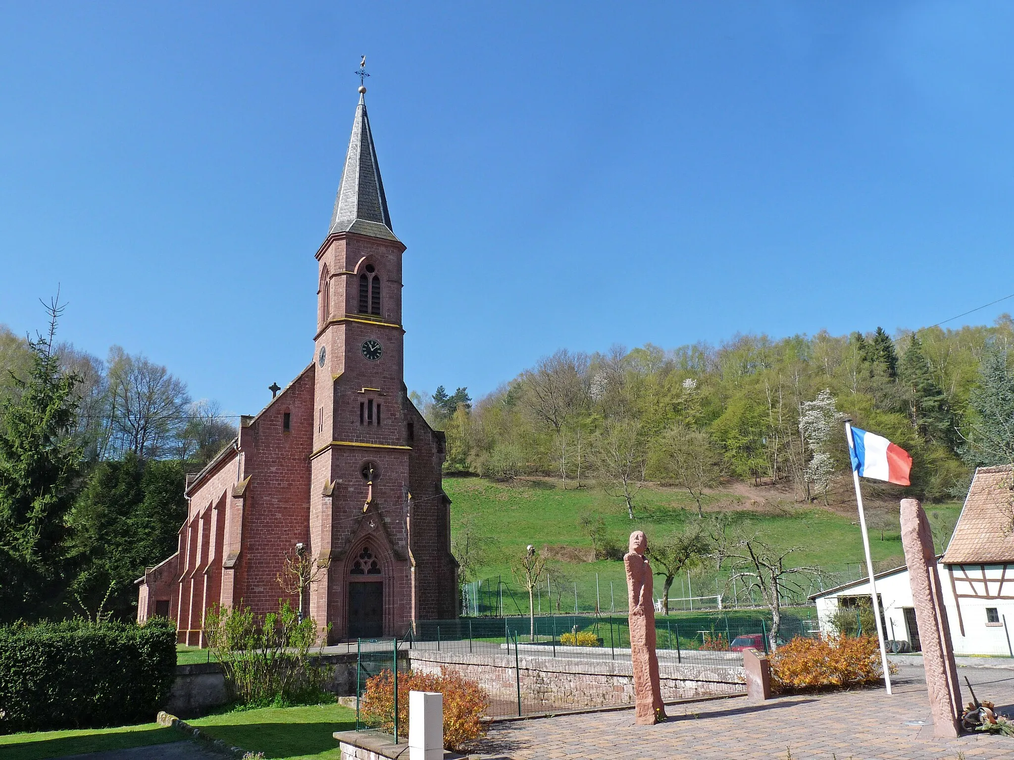 Photo showing: Eglise catholique de Niedersteinbach (Bas-Rhin).