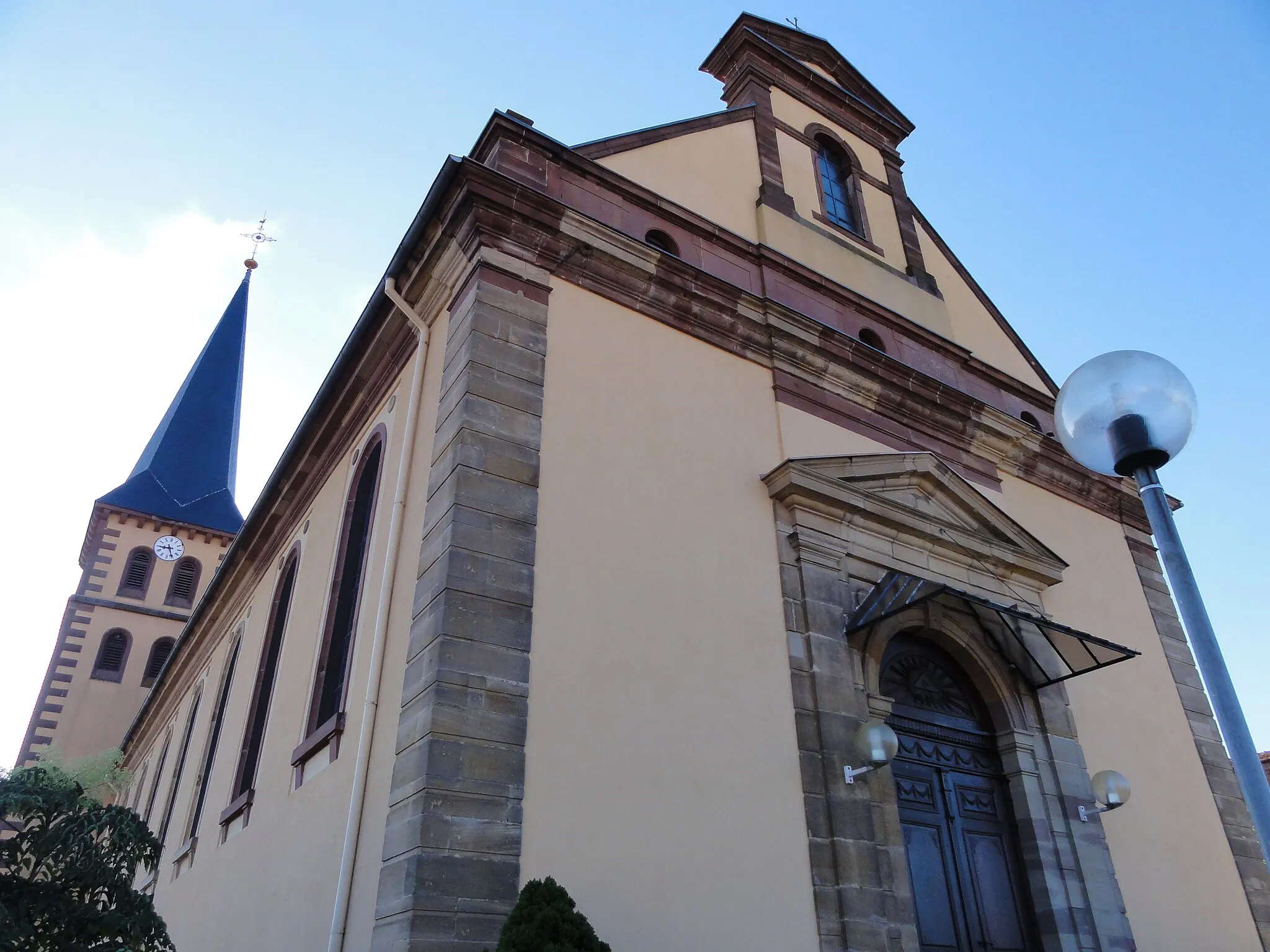 Photo showing: Alsace, Bas-Rhin, Niederschaeffolsheim, Église Saint-Michel (IA00061720).
