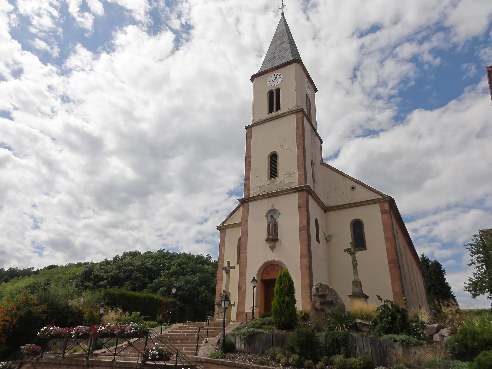 Photo showing: Alsace, Bas-Rhin, Nothalten, Église Saint-Michel (IA00115408).