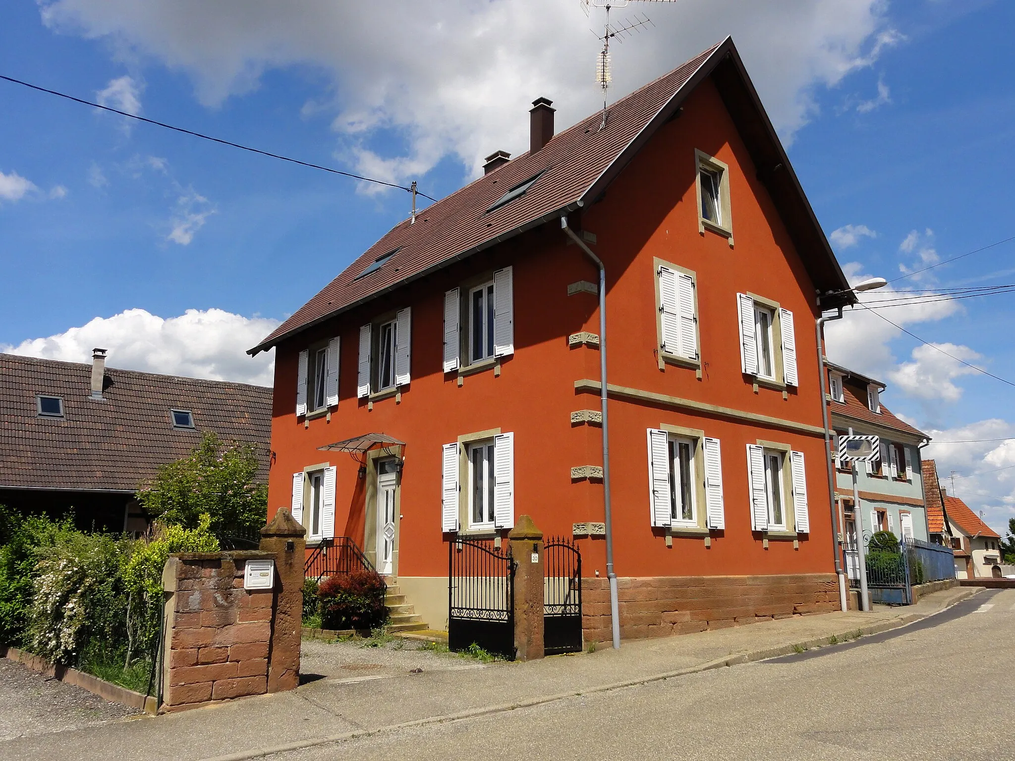 Photo showing: Alsace, Bas-Rhin, Ringendorf, Maison, 30 rue Principale.