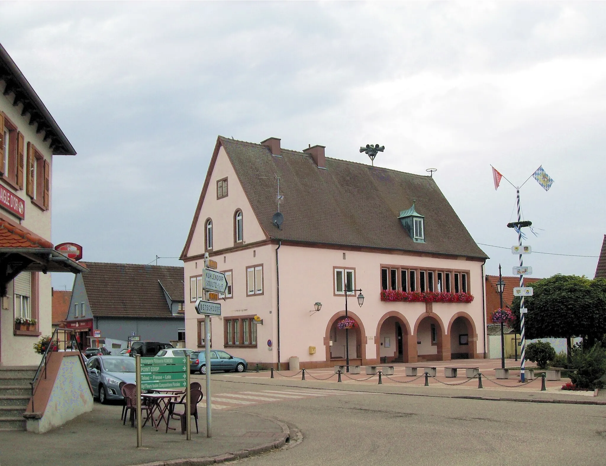 Photo showing: La mairie de Rittershoffen