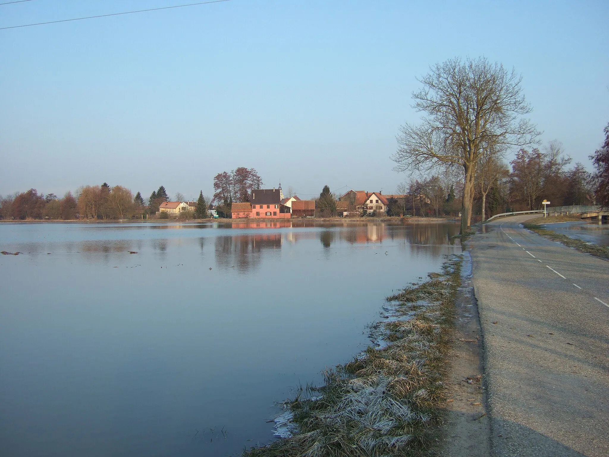 Photo showing: Les inondations de l'Ill