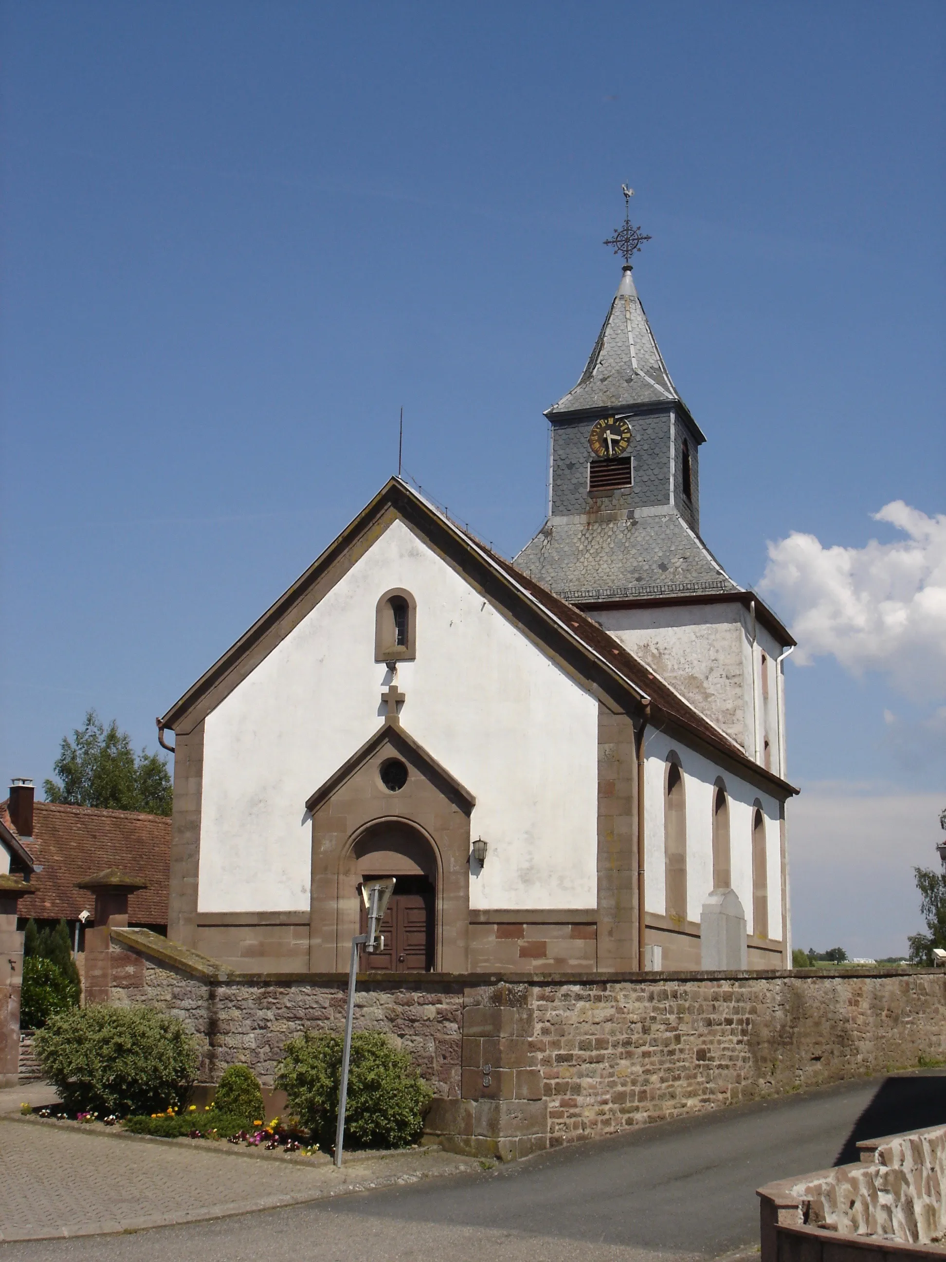 Photo showing: Église d'Ottwiller (1863)