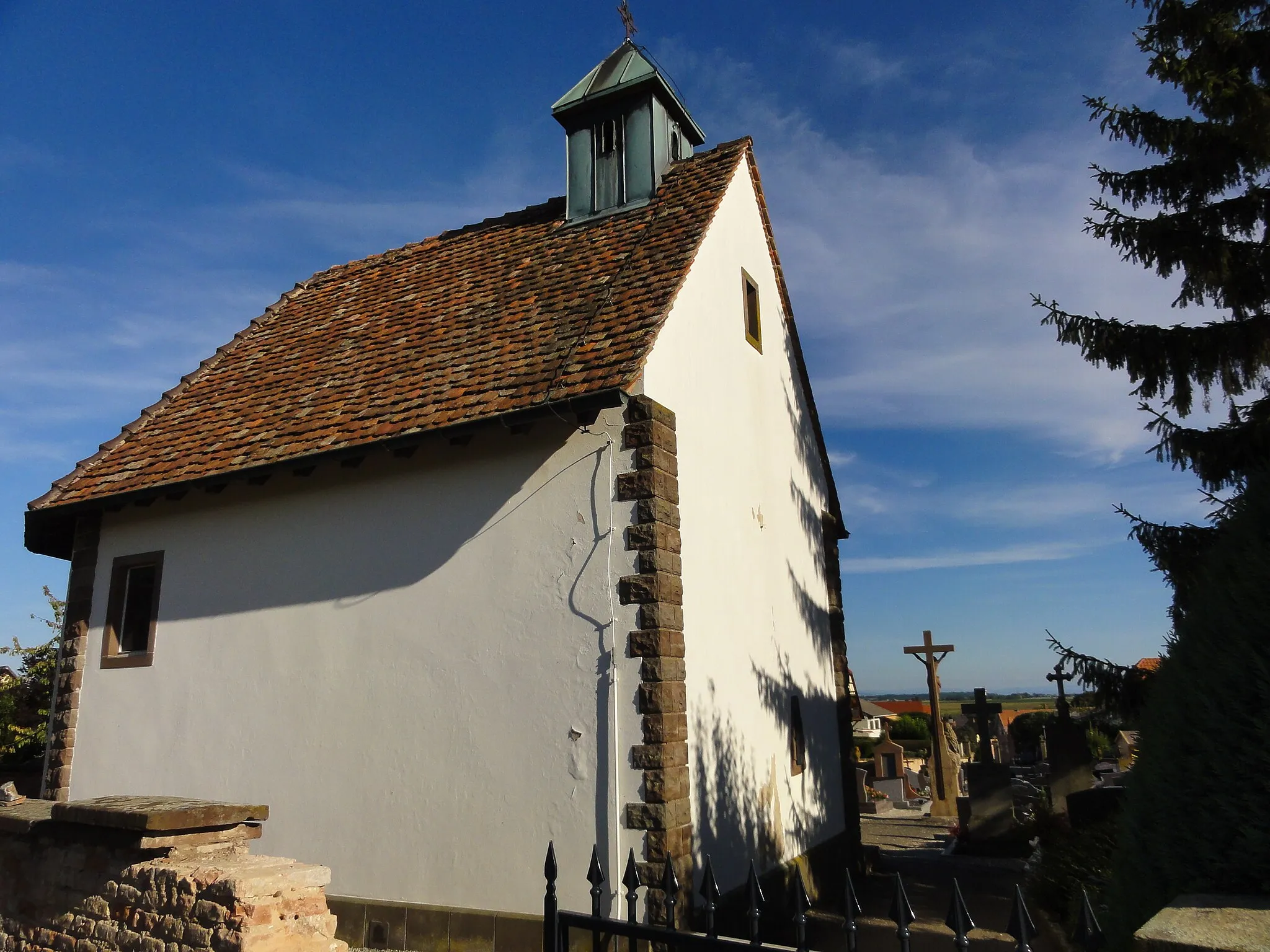 Photo showing: Alsace, Bas-Rhin, Pfettisheim, Chapelle de la Trinité (IA67000913).