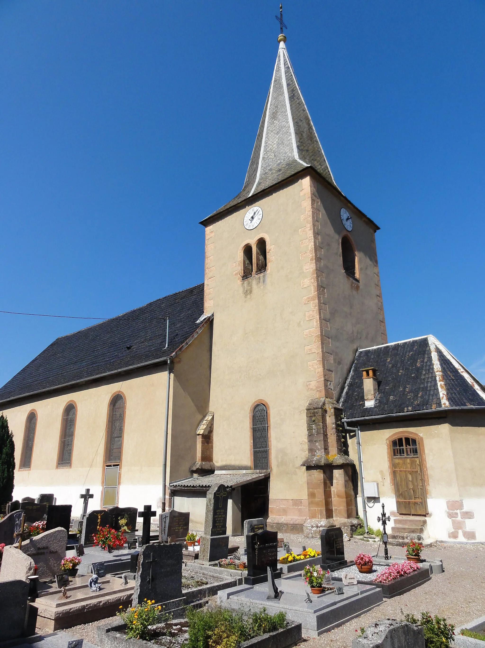 Photo showing: Alsace, Bas-Rhin, Saint-Martin, Église Saint-Martin (IA67010322).