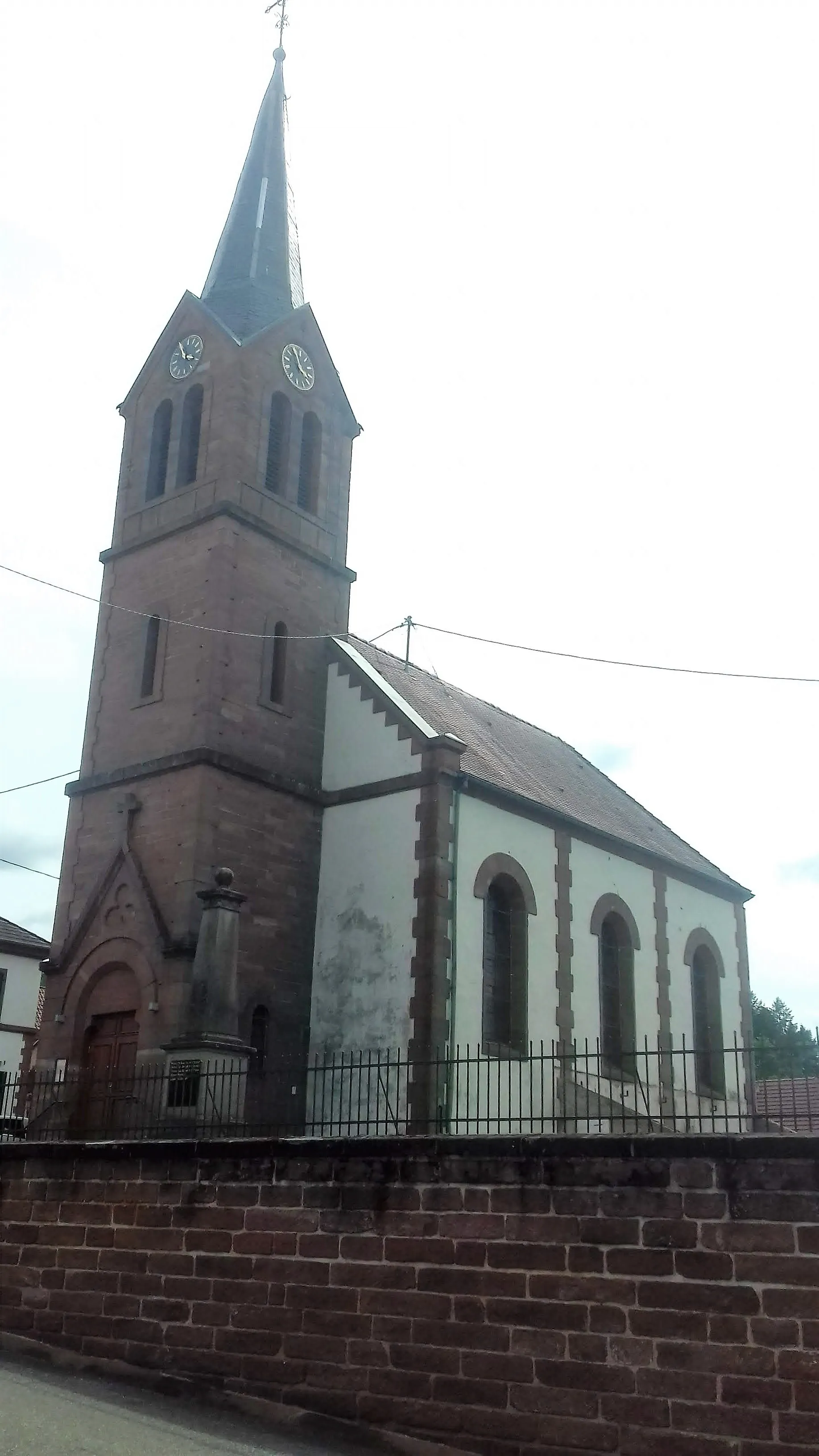 Photo showing: Église protestante de Sparsbach‎