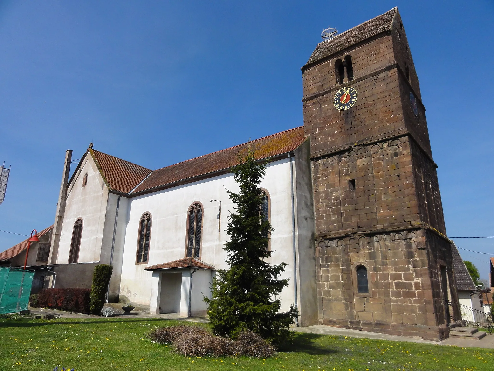 Photo showing: This building is inscrit au titre des monuments historiques de la France. It is indexed in the base Mérimée, a database of architectural heritage maintained by the French Ministry of Culture, under the references PA67000006 and IA67007641 .