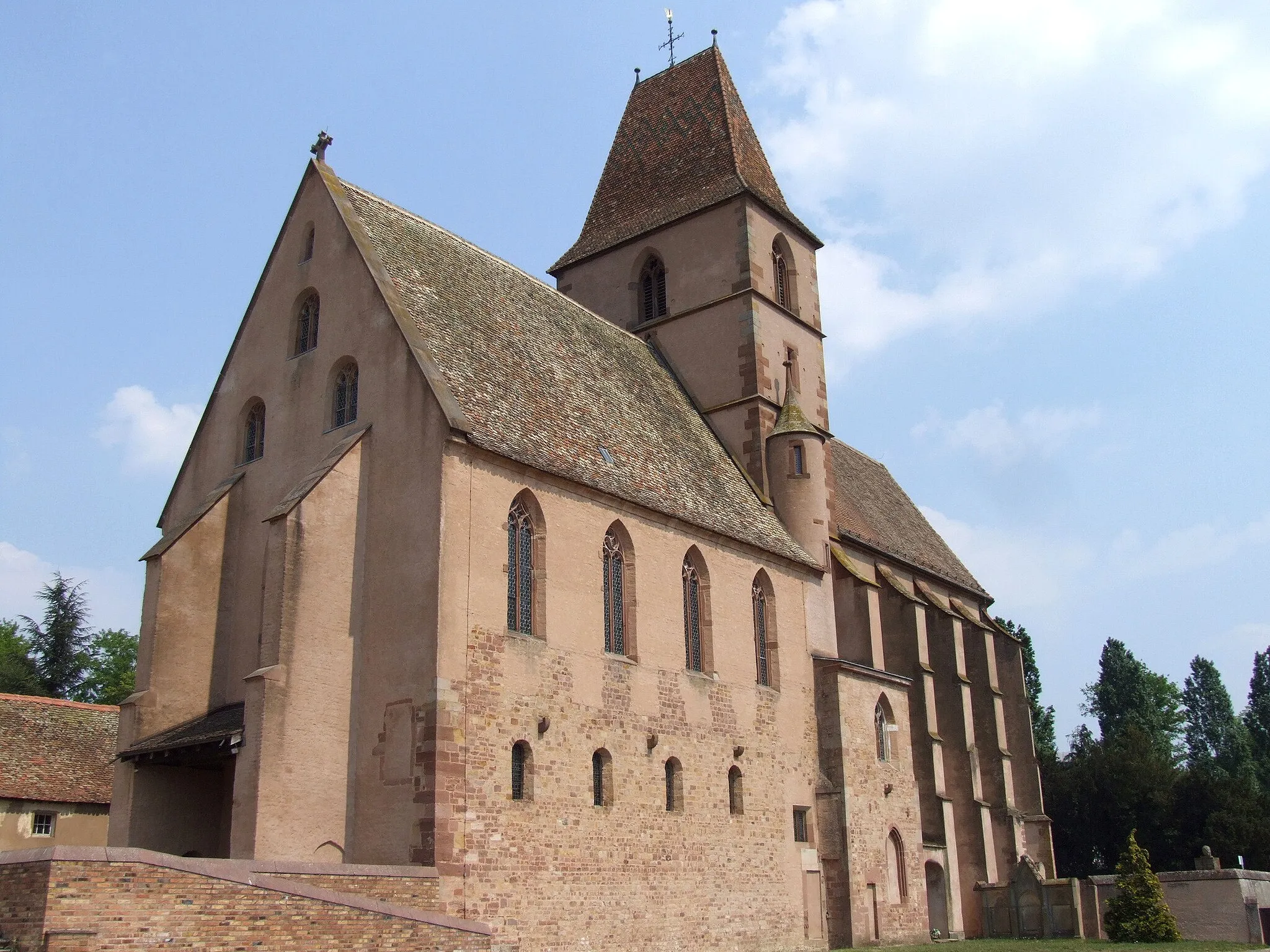 Photo showing: Walbourg - Eglise Sainte-Walburge - Ensemble