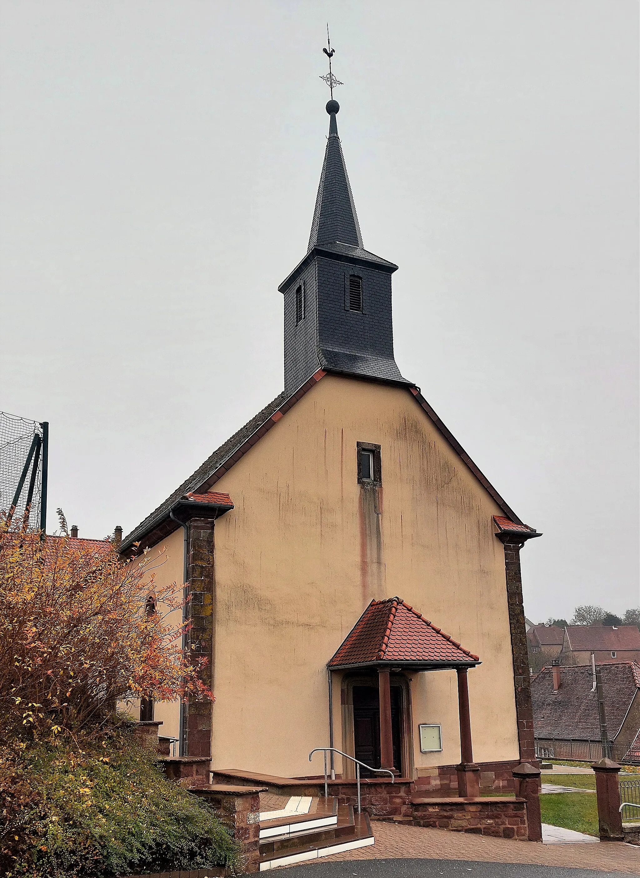 Photo showing: Eglise Saint-Sébastien de Volksberg