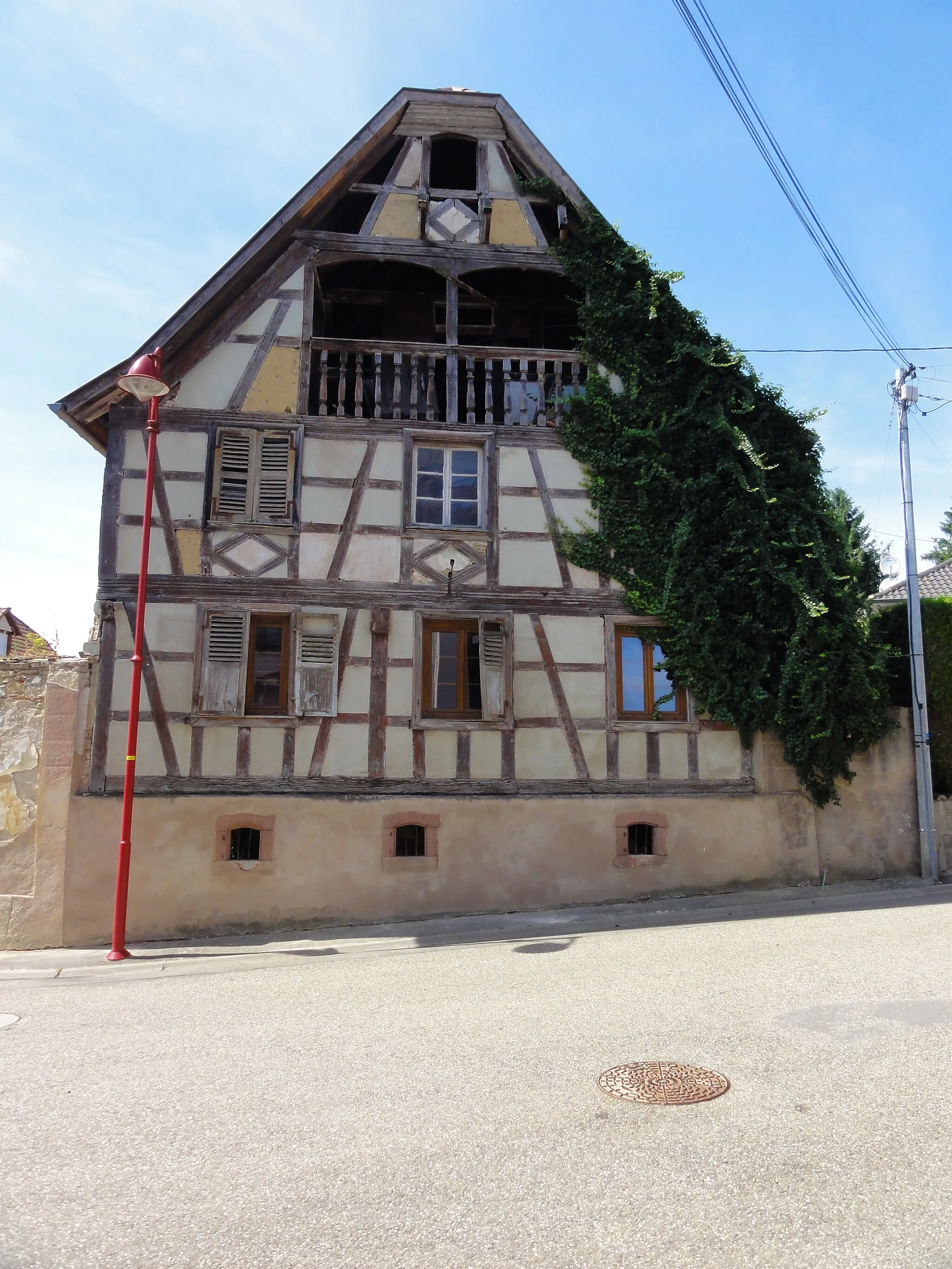 Photo showing: Alsace, Bas-Rhin, Wahlenheim, Ferme, 14 rue Principale.