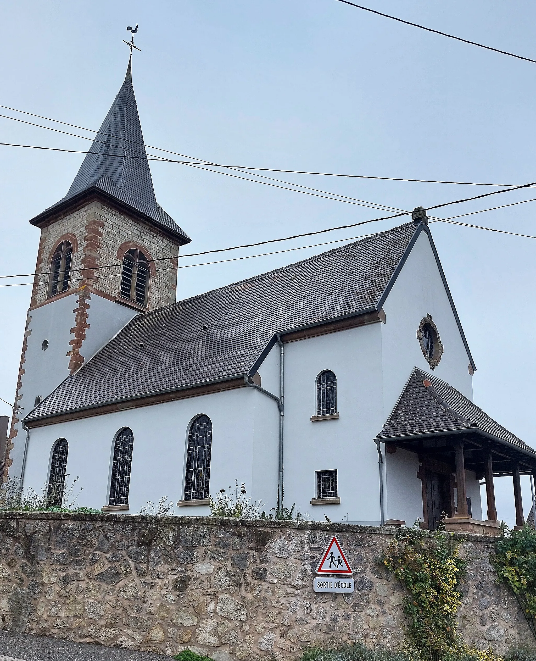 Photo showing: Église protestante de Vœllerdingen