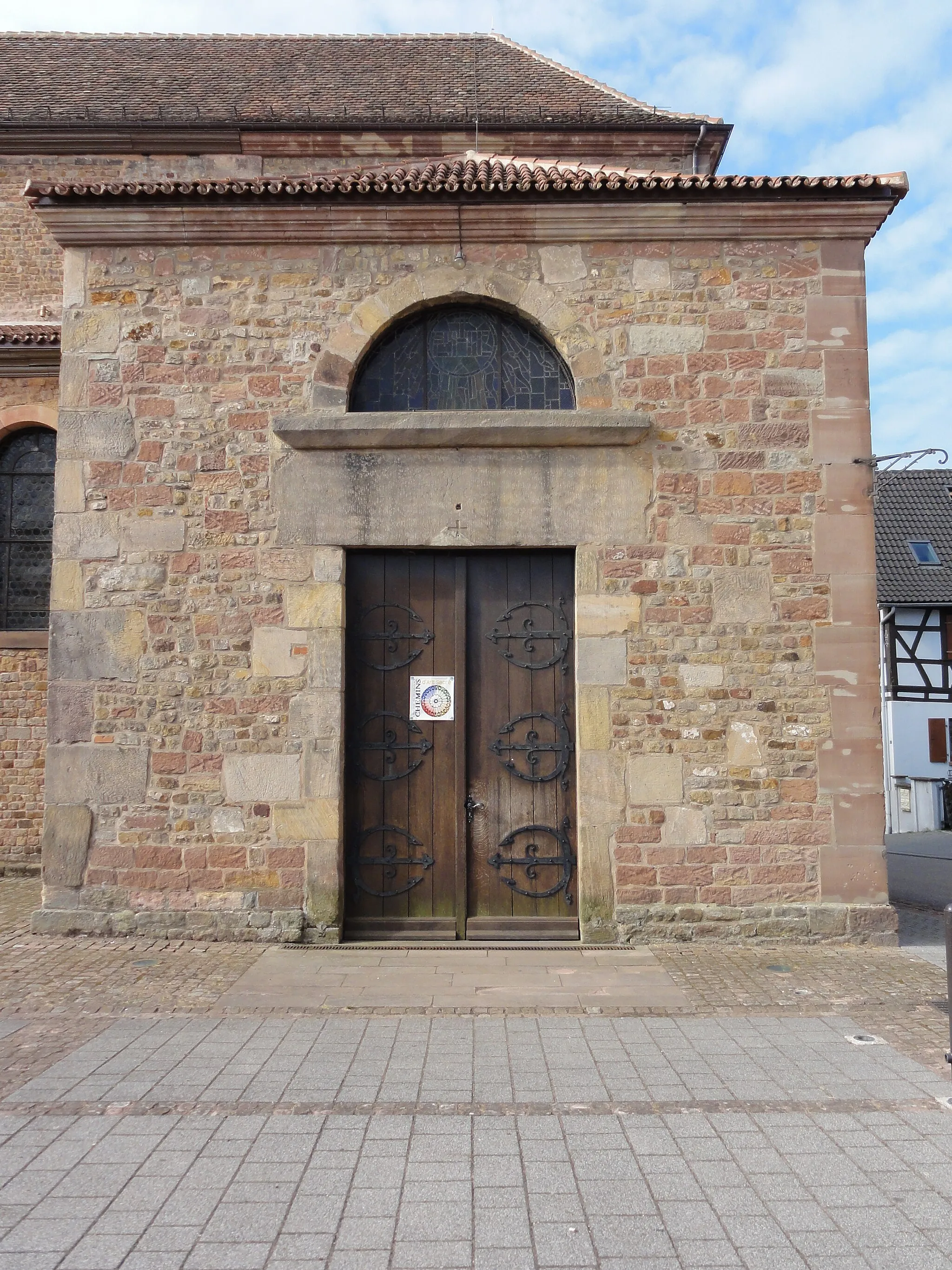 Photo showing: Alsace, Bas-Rhin, Surbourg, Abbatiale Saint-Jean-Baptiste (PA00085200, IA00119029).