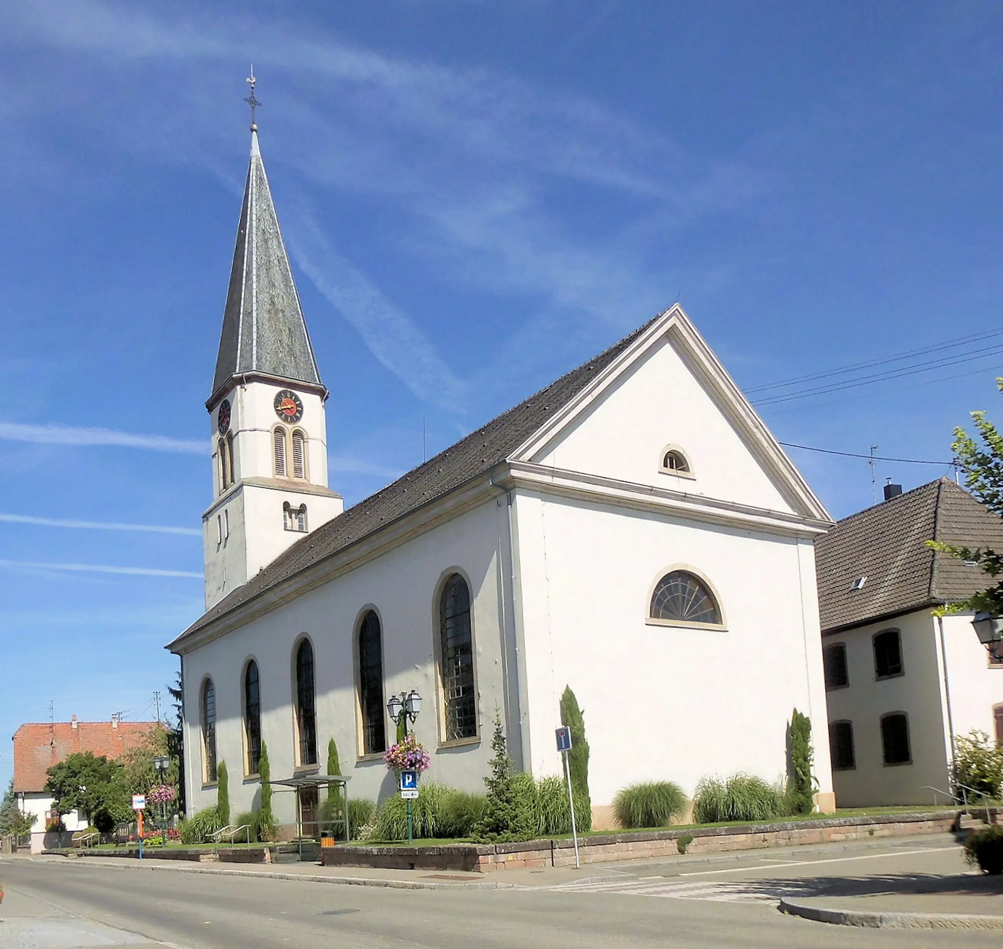 Photo showing: L'église Saint-Martin de Sundhouse, côté sud-est