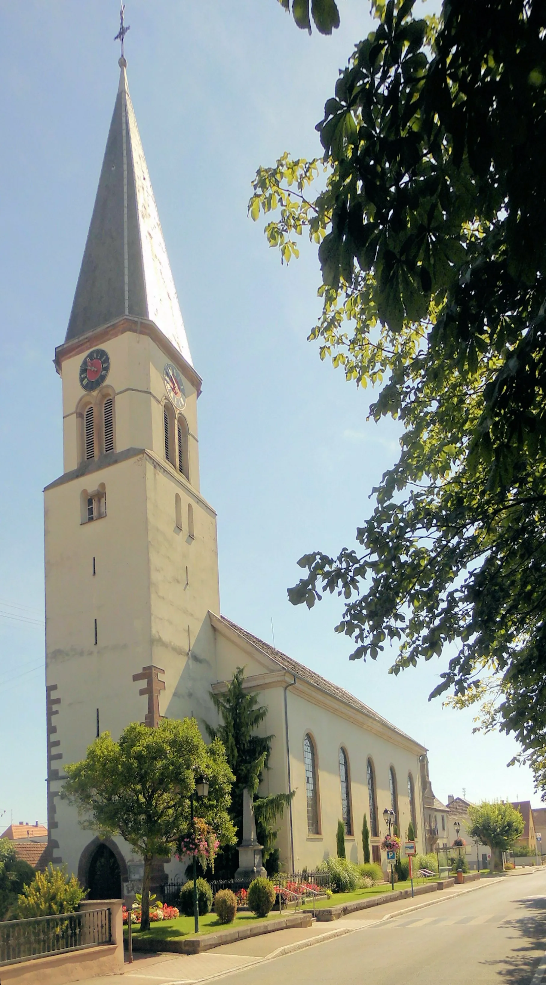 Photo showing: L'église Saint-Martin de Sundhouse, côté sud-ouest