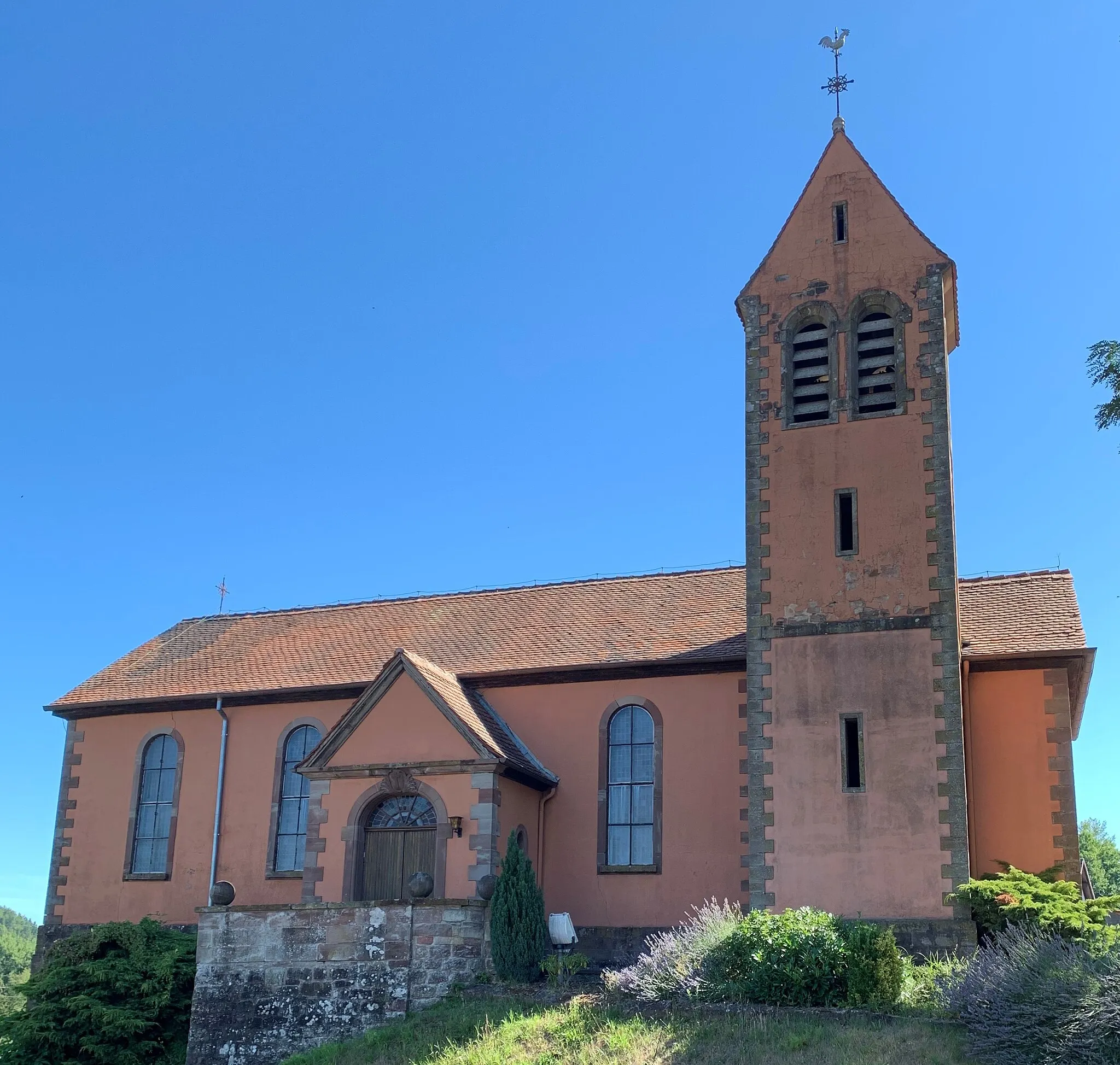 Photo showing: Église protestante de Tieffenbach dans le Bas-Rhin (France)