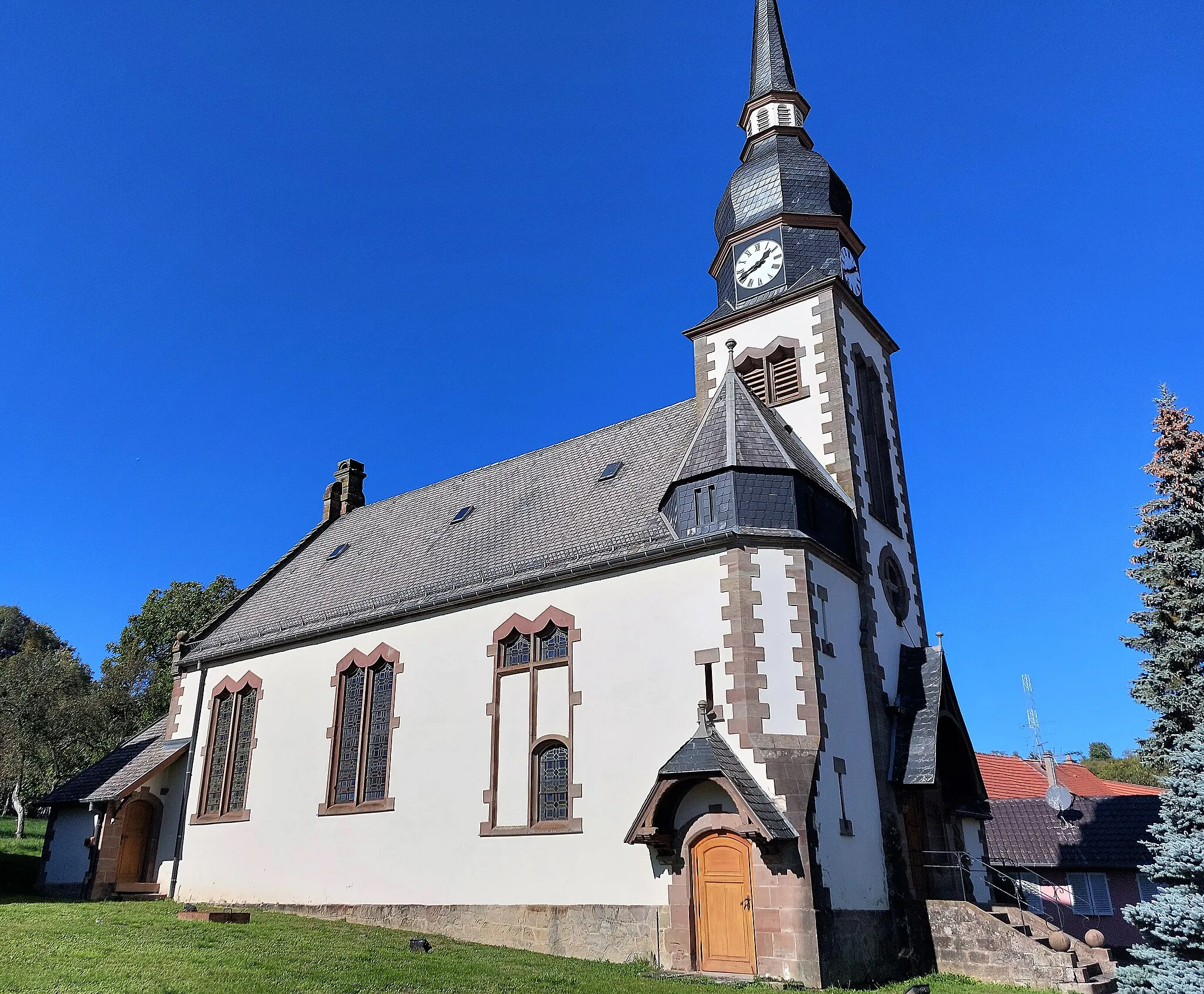 Photo showing: Eglise protestante de Thal-Drulingen