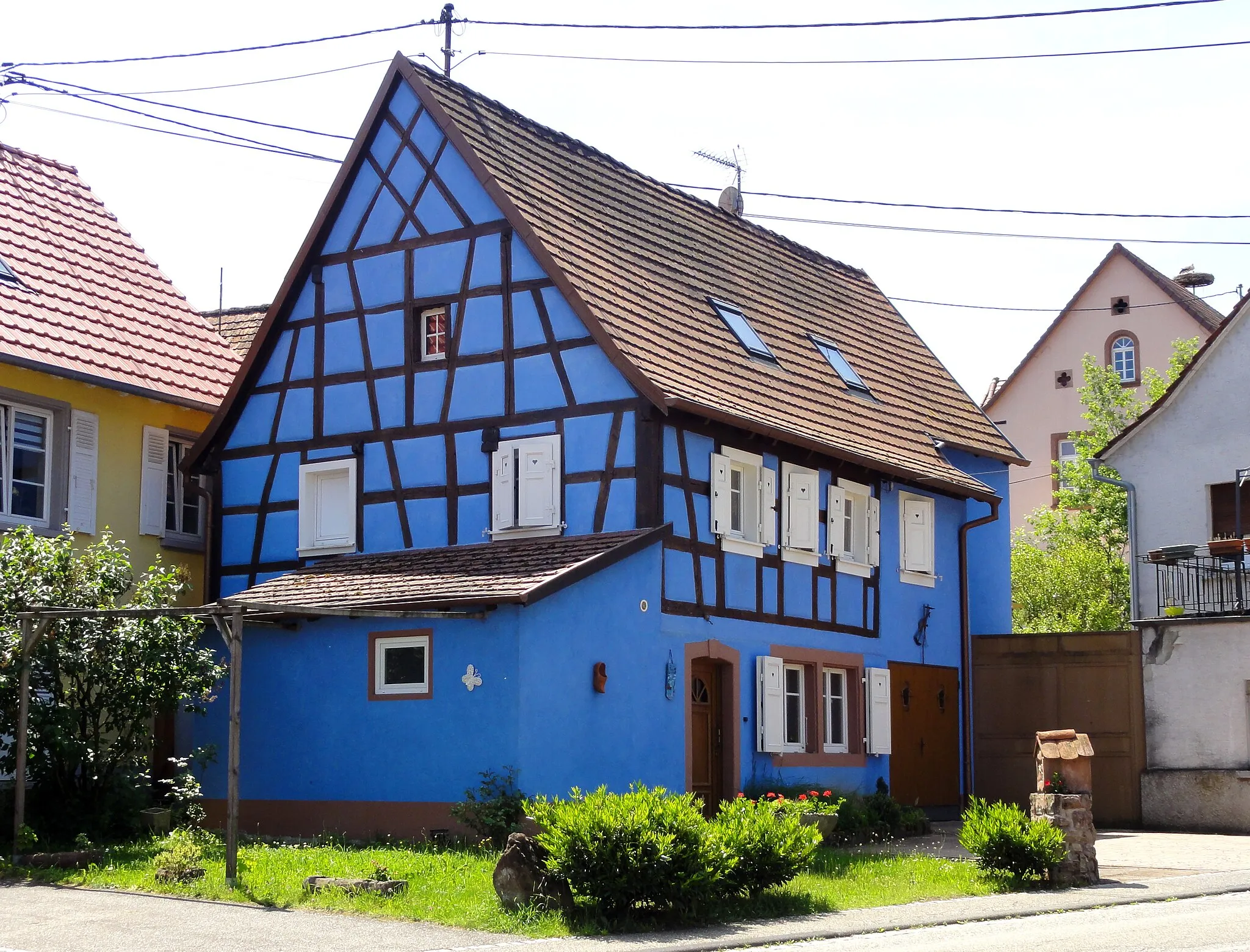 Photo showing: Alsace, Bas-Rhin, Zinswiller, Maison, 43 Grand'Rue.