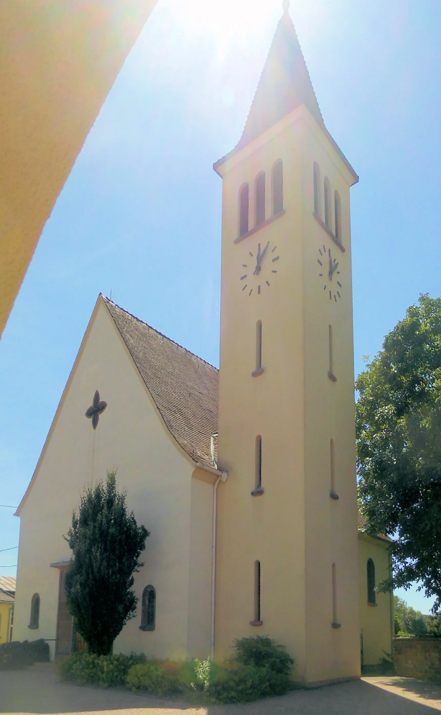 Photo showing: L'église Saint-Sébastien de Witternheim, côté nord-ouest