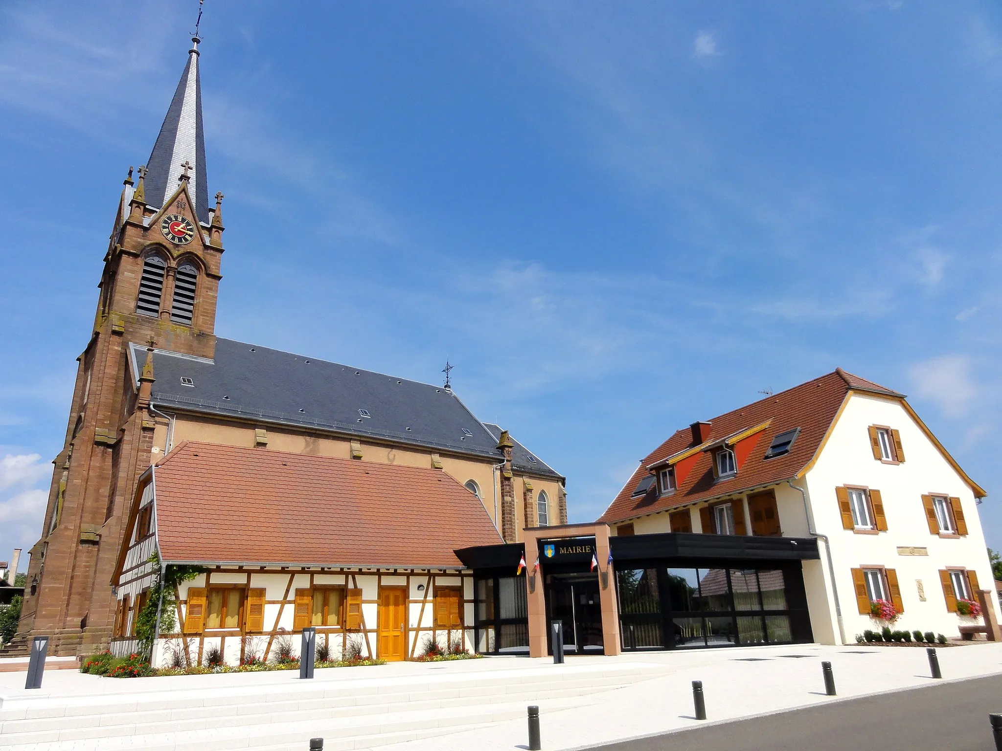 Photo showing: This building is indexed in the base Mérimée, a database of architectural heritage maintained by the French Ministry of Culture, under the reference IA67001017 .