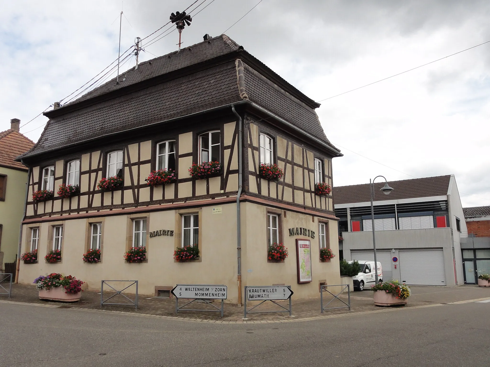 Photo showing: This building is indexed in the base Mérimée, a database of architectural heritage maintained by the French Ministry of Culture, under the reference IA67009259 .