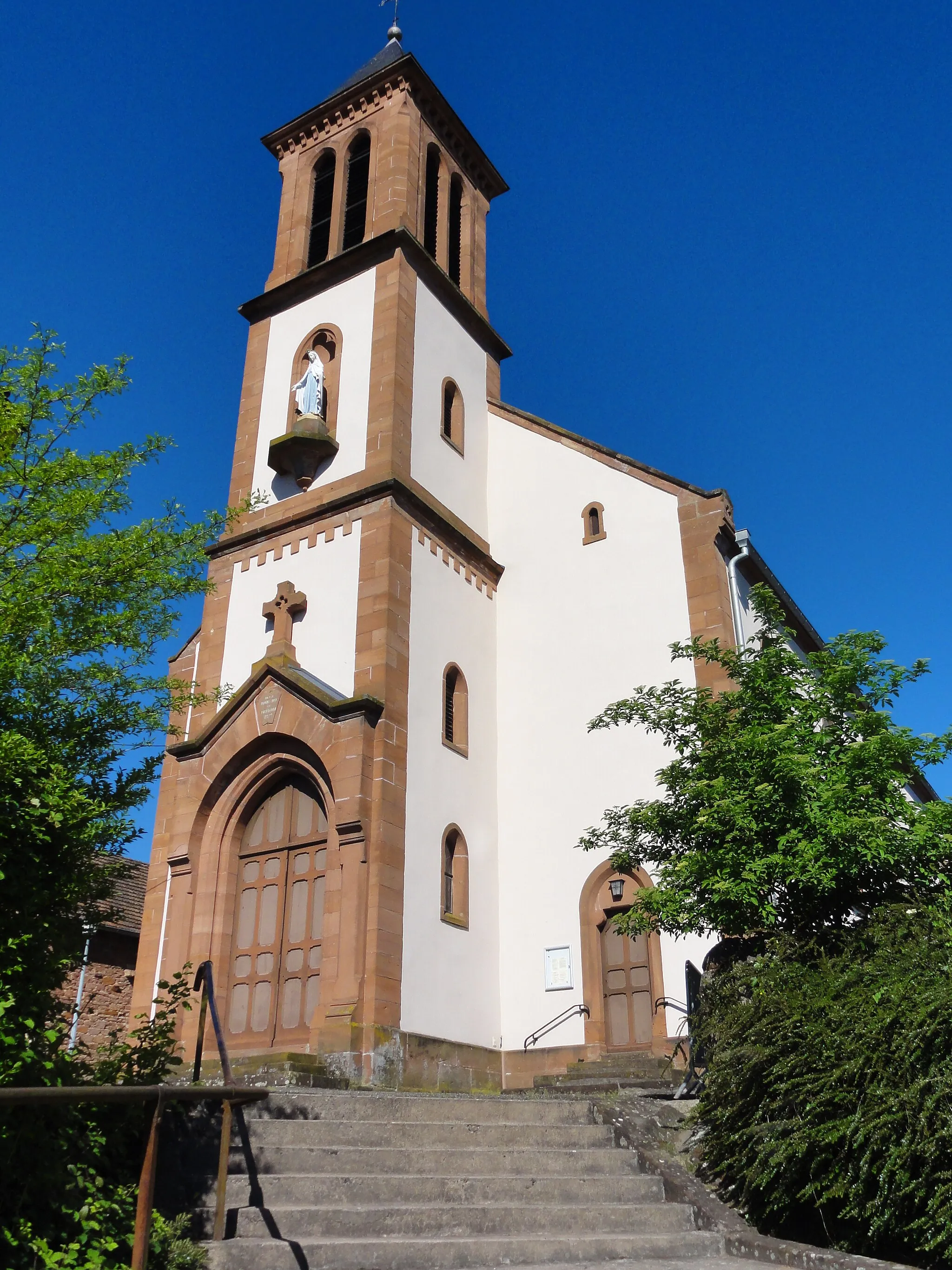 Photo showing: This building is indexed in the base Mérimée, a database of architectural heritage maintained by the French Ministry of Culture, under the reference IA67006847 .