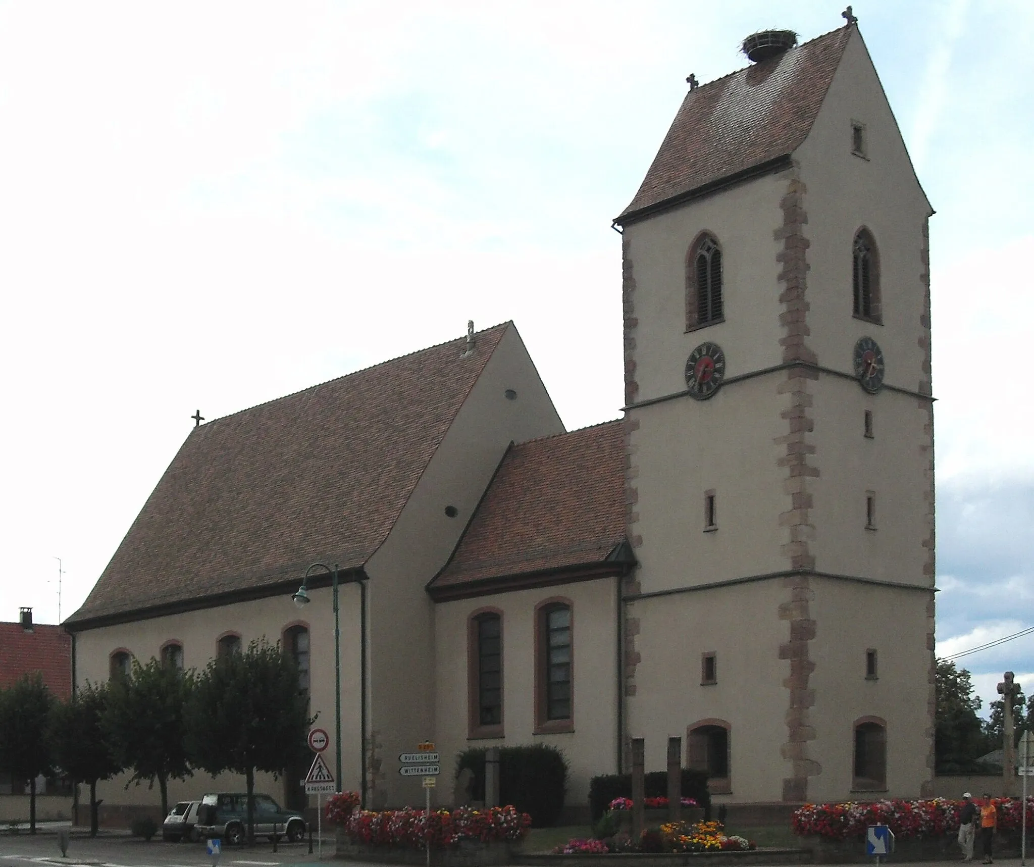 Photo showing: L'église Saint-Imier á Battenheim