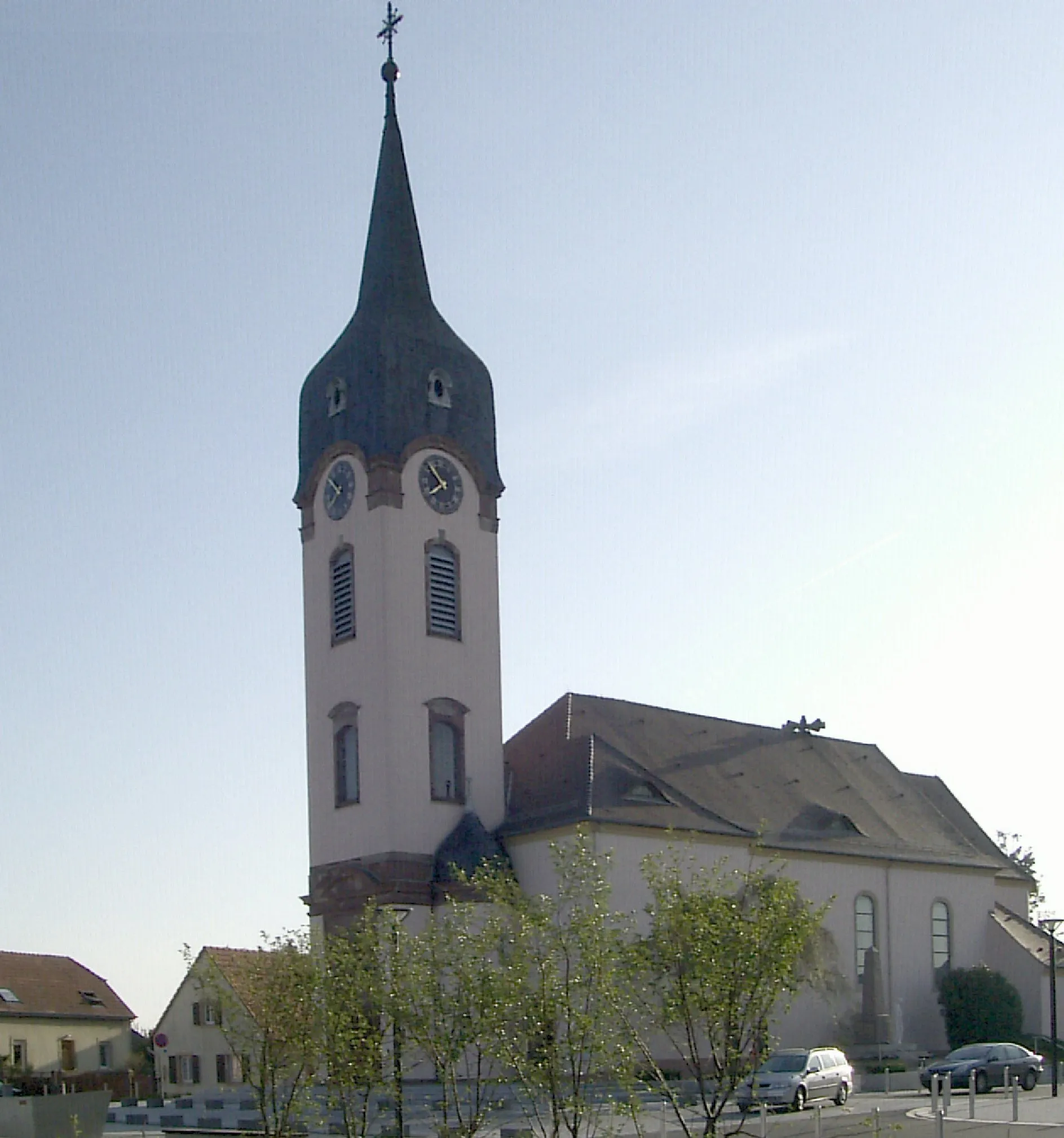 Photo showing: L'église Saint-Michel (1756) à Bantzenheim, côté sud-ouest