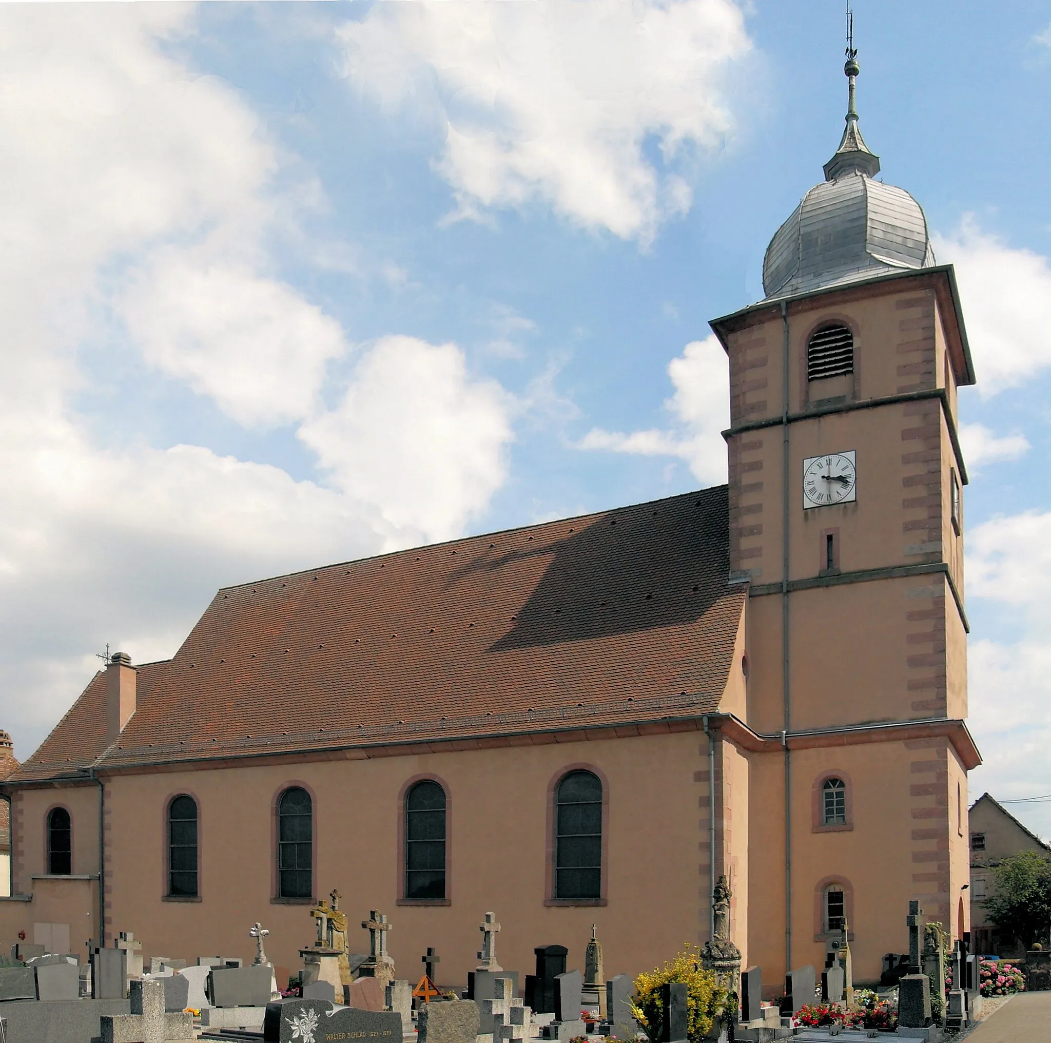 Photo showing: L'église Saint-Gall à Bergholtz