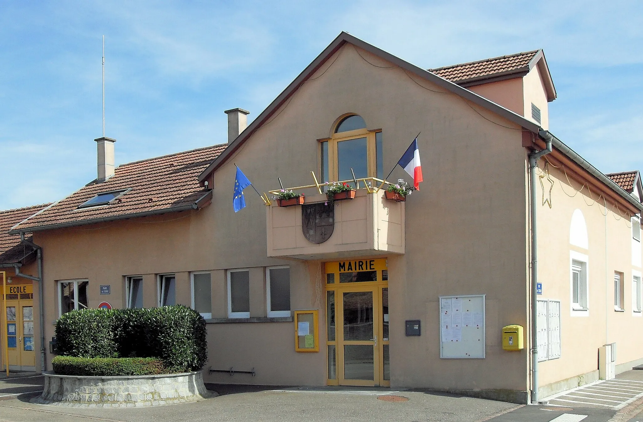 Photo showing: La mairie de Biltzheim