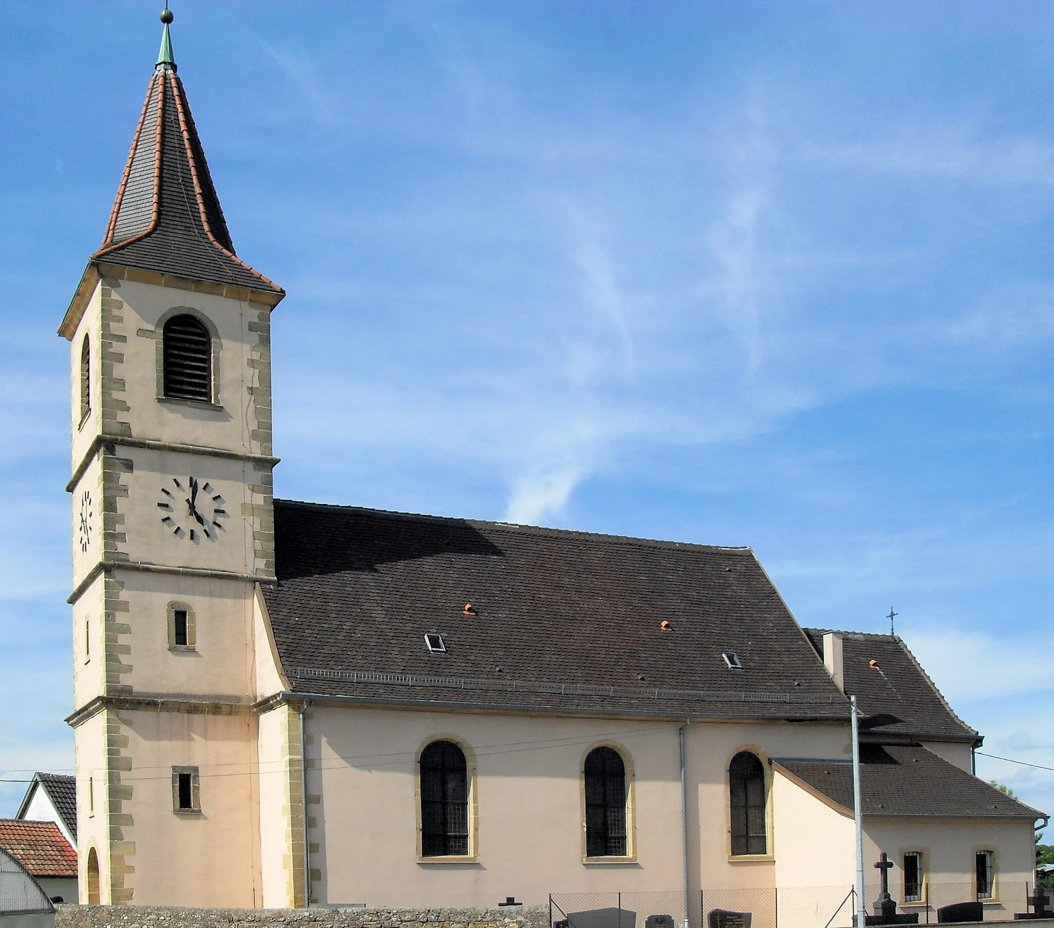 Photo showing: L'église Saint-Georges à Biltzheim