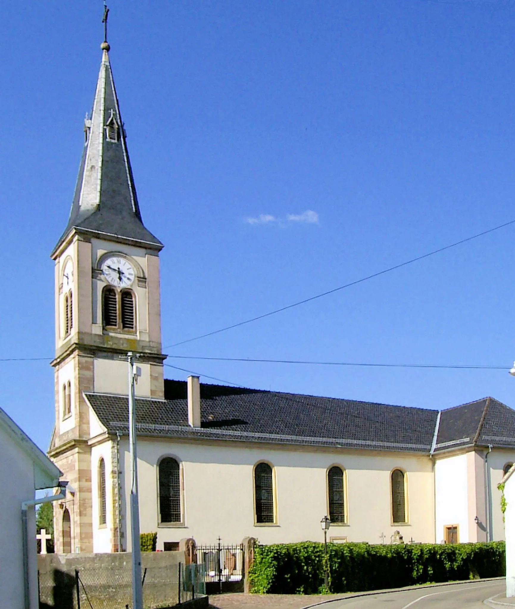 Photo showing: L'église Saint-Blaise à Blodelsheim