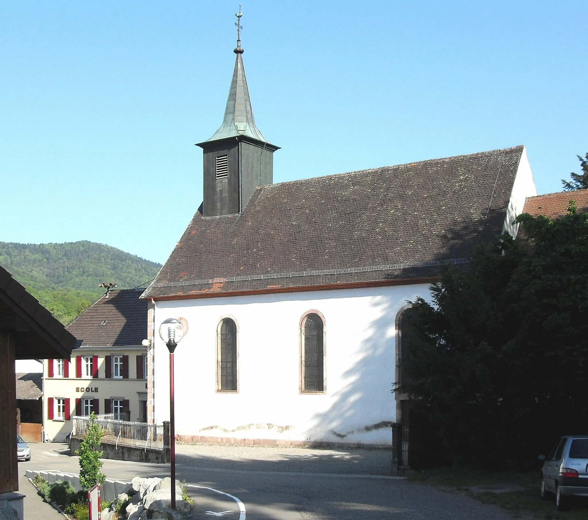 Photo showing: L'église Saint-Apollinaire à Bourbach-le-Bas