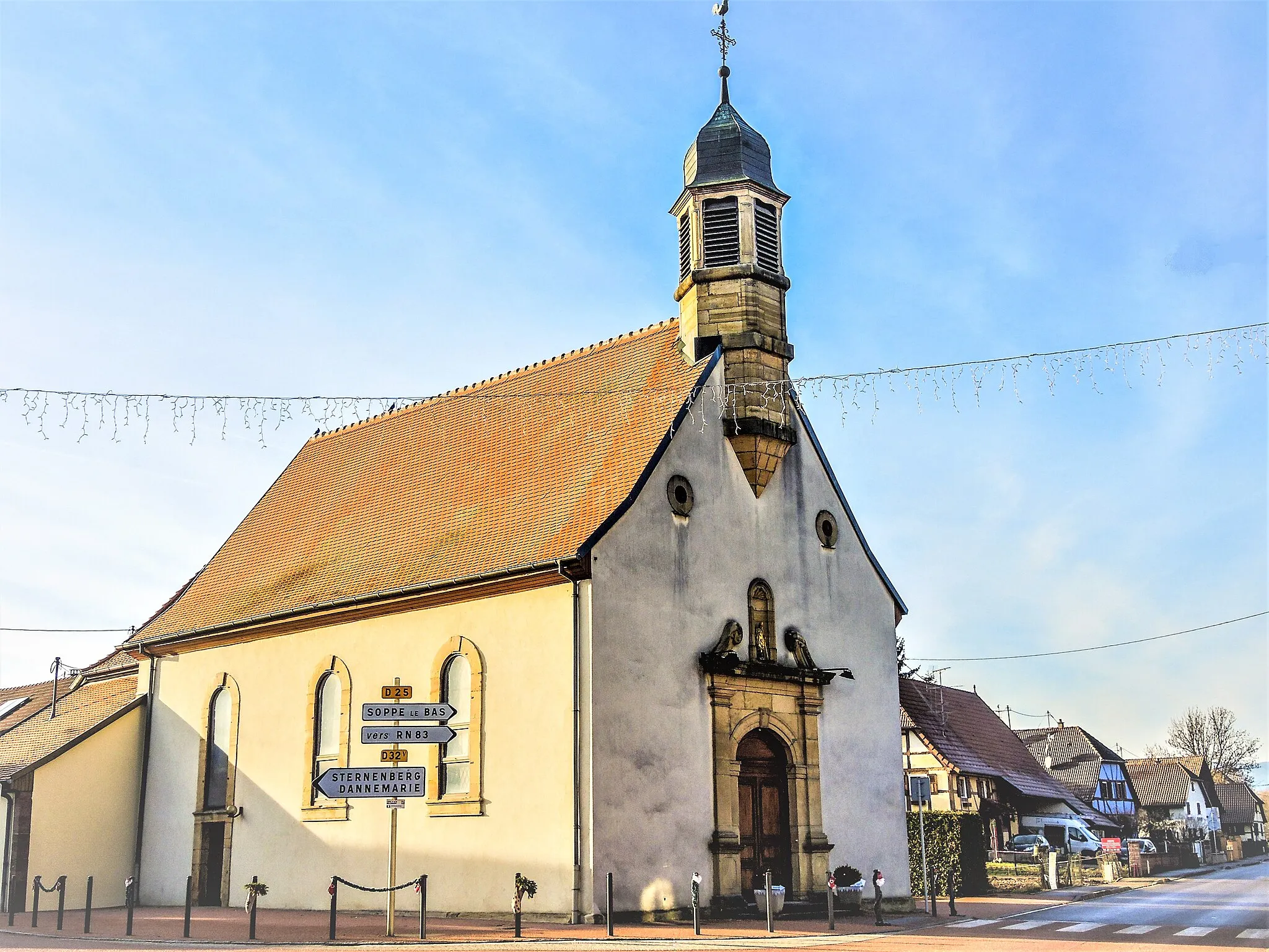 Photo showing: Eglise Saint-Nicolas. Diefmatten. Haut-Rhin