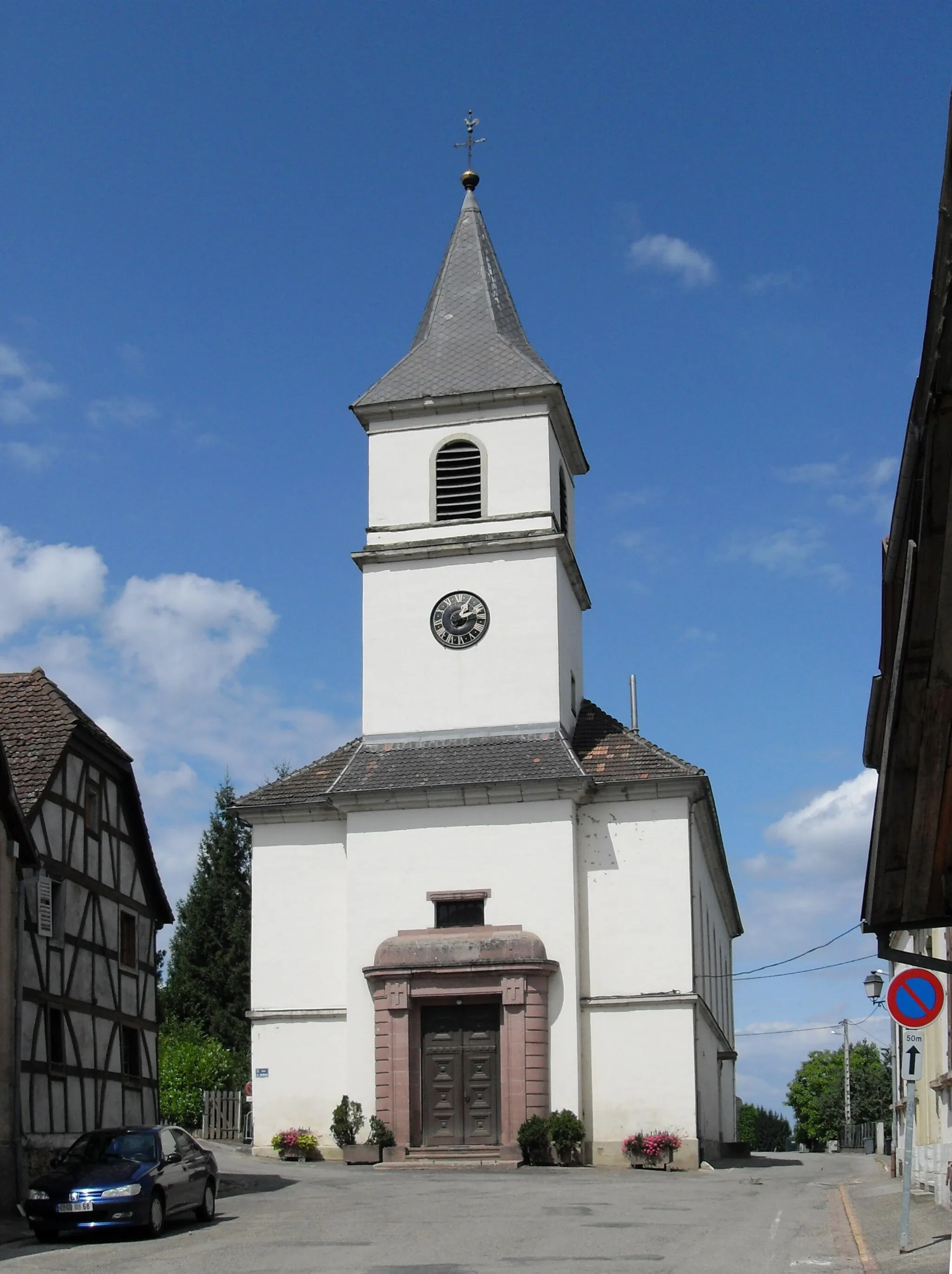 Photo showing: L'église Saint-Georges à Durmenach