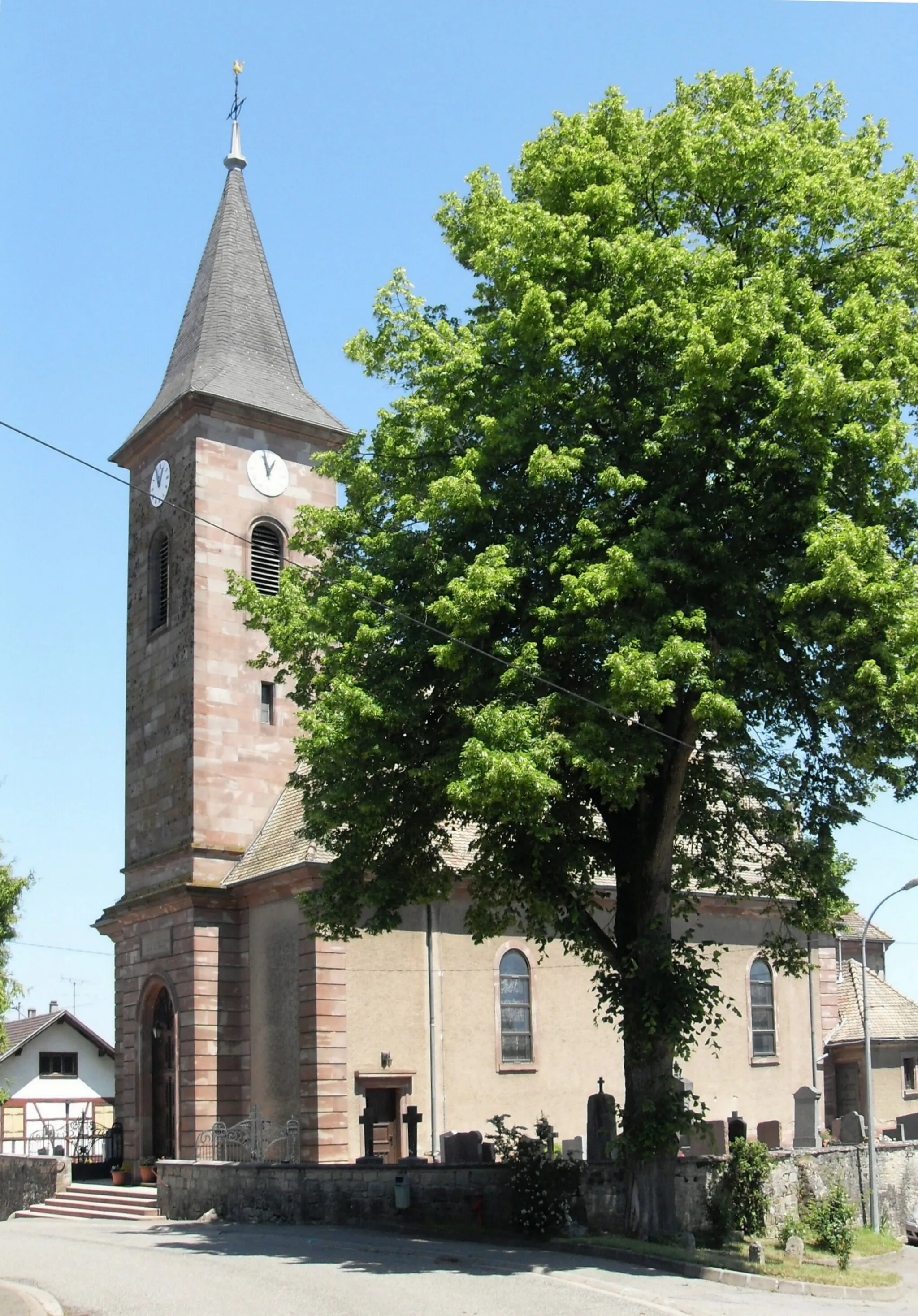 Photo showing: L'église Saint-Léger d'Eglingen, côté sud-ouest