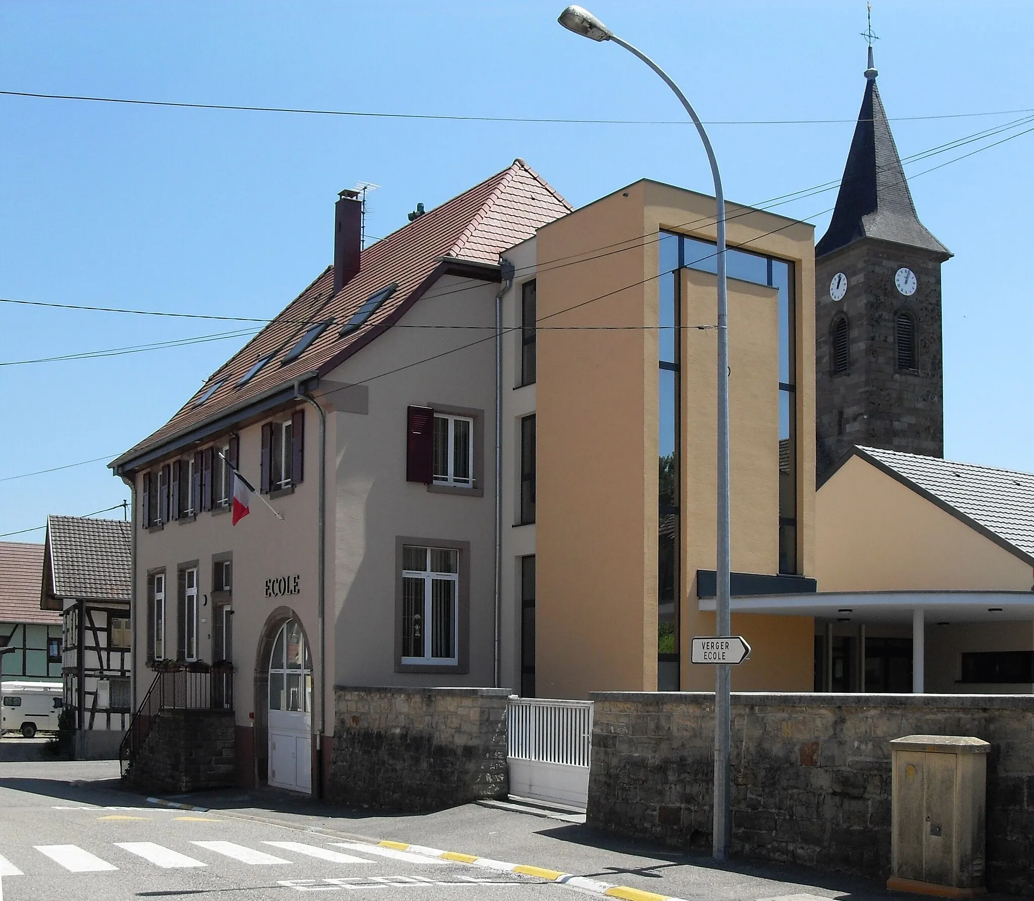 Photo showing: L'ècole d'Eglingen