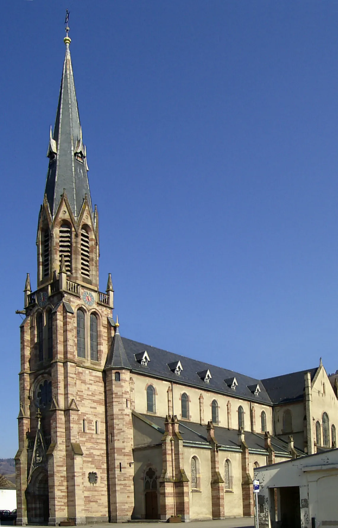 Photo showing: L'église Saint-Antoine à Fellering