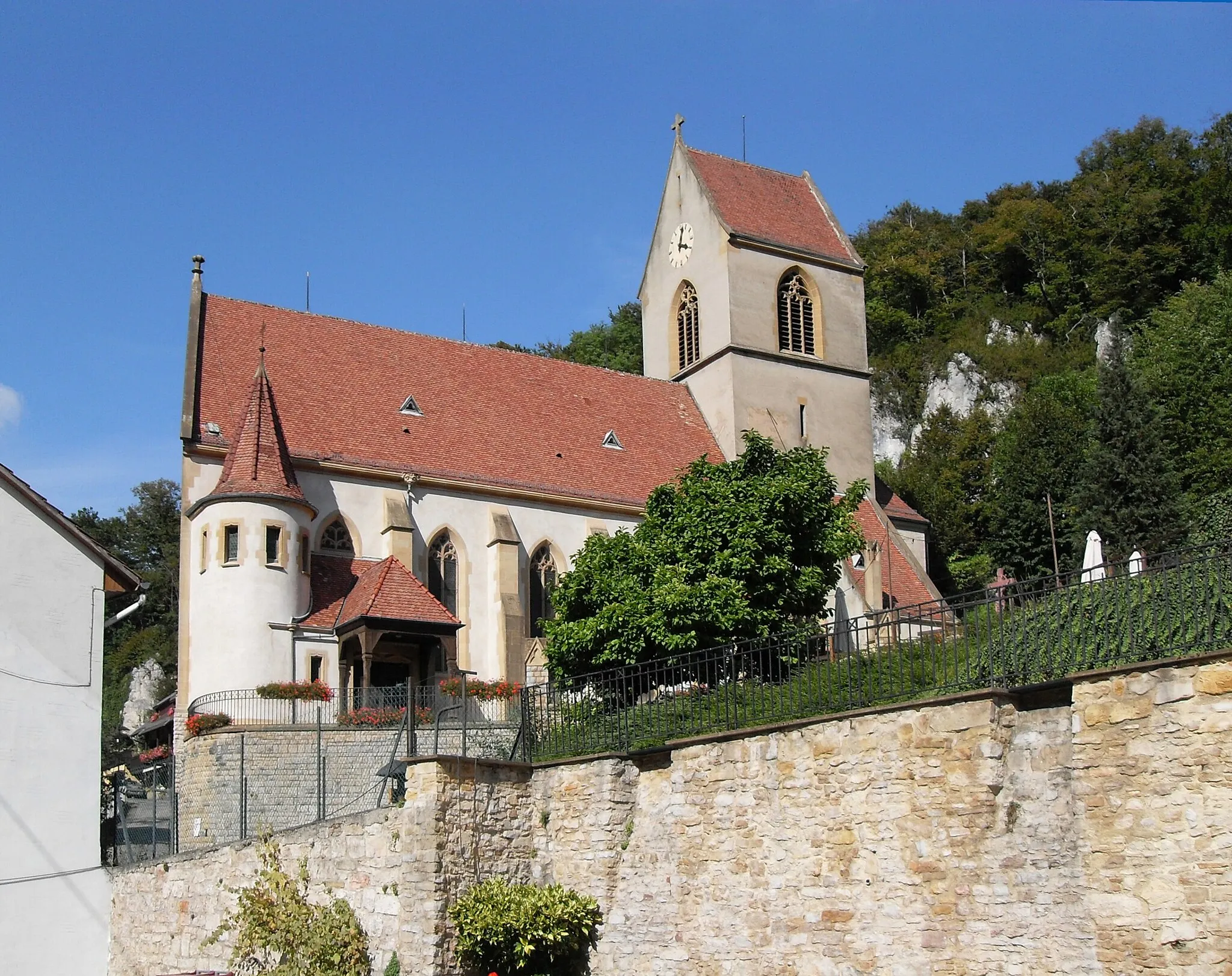 Photo showing: L'église Saint-Bernard-de-Menthon à Ferrette, côté sud