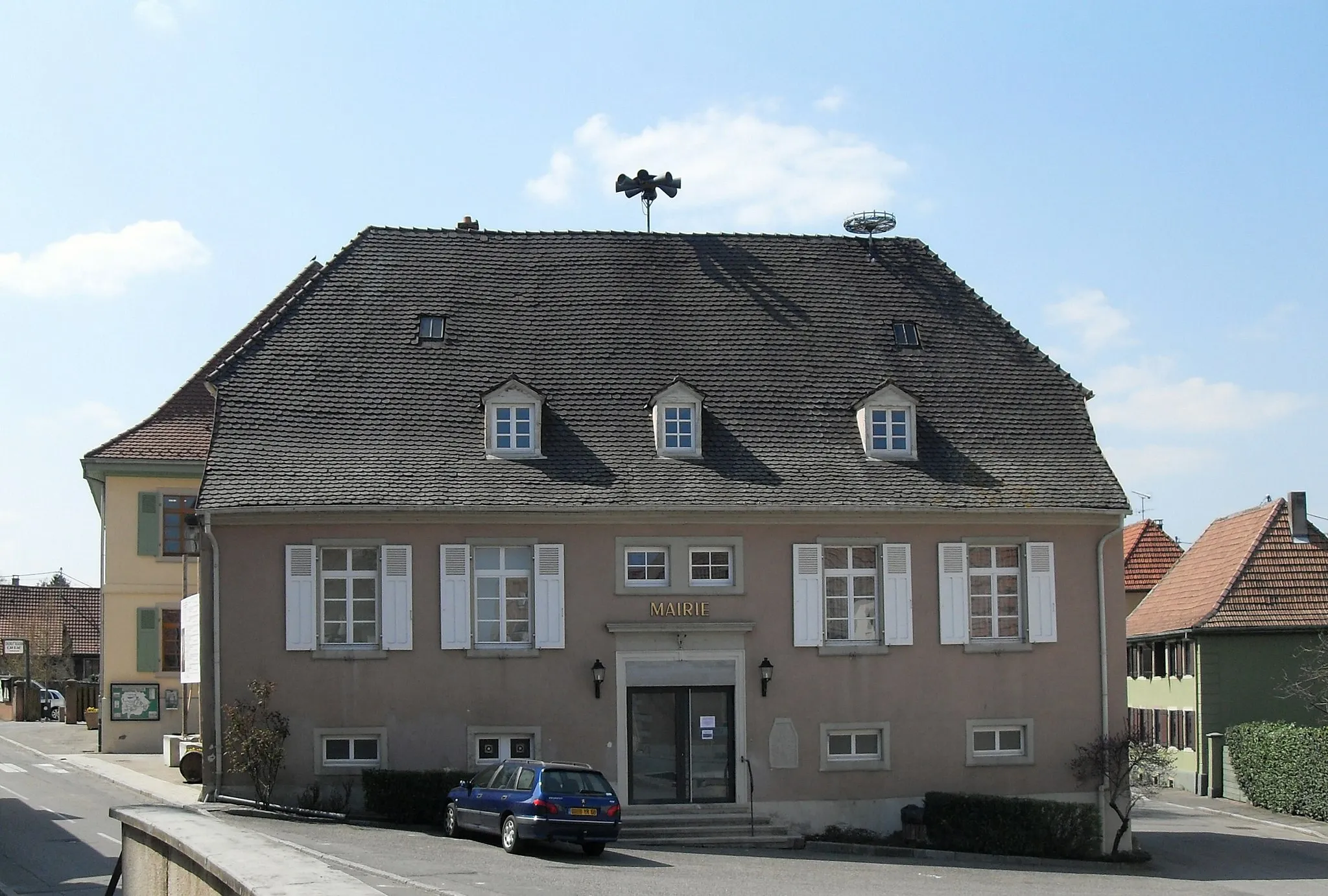 Photo showing: La mairie de Eschentzwiller