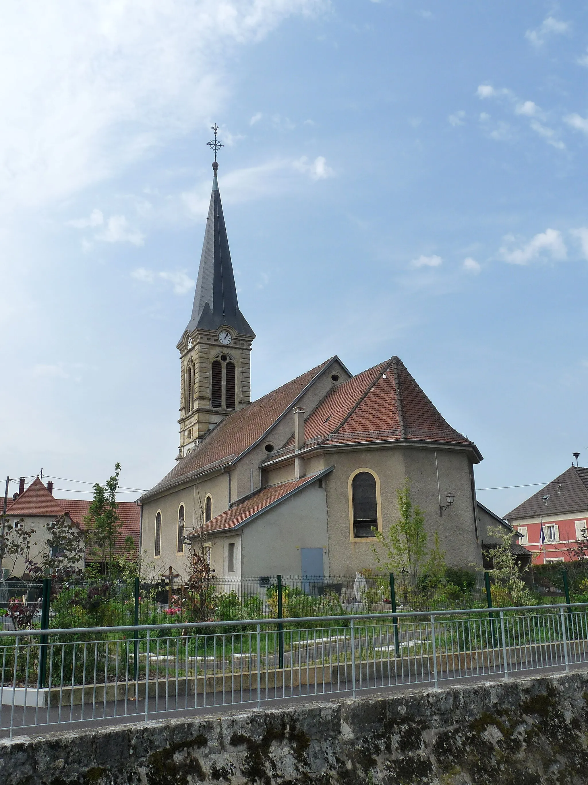 Photo showing: Fislis (Haut-Rhin) : Église Saint-Léger